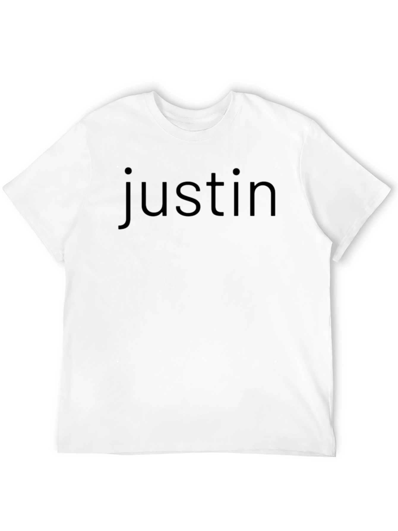 Justin Black Crew Neck T-Shirt