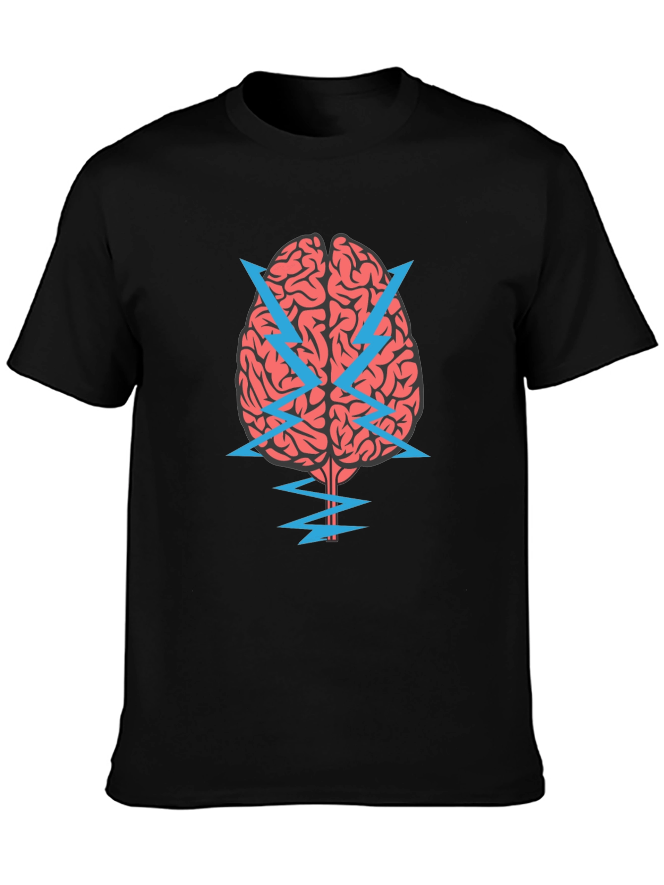 Brainstorm T-Shirt - Mens Black Graphic Tee