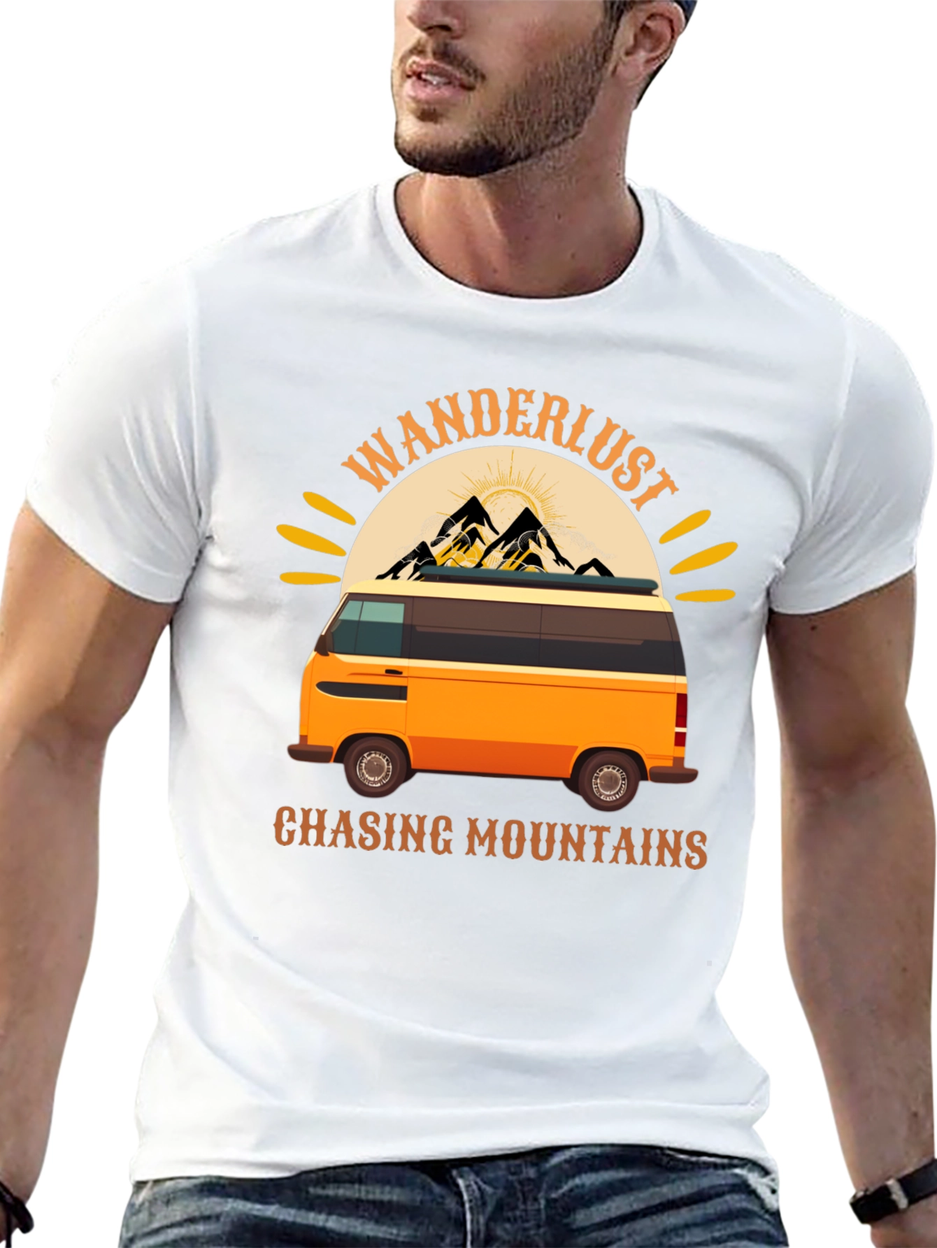 Wanderlust Mountain Van Graphic Tee