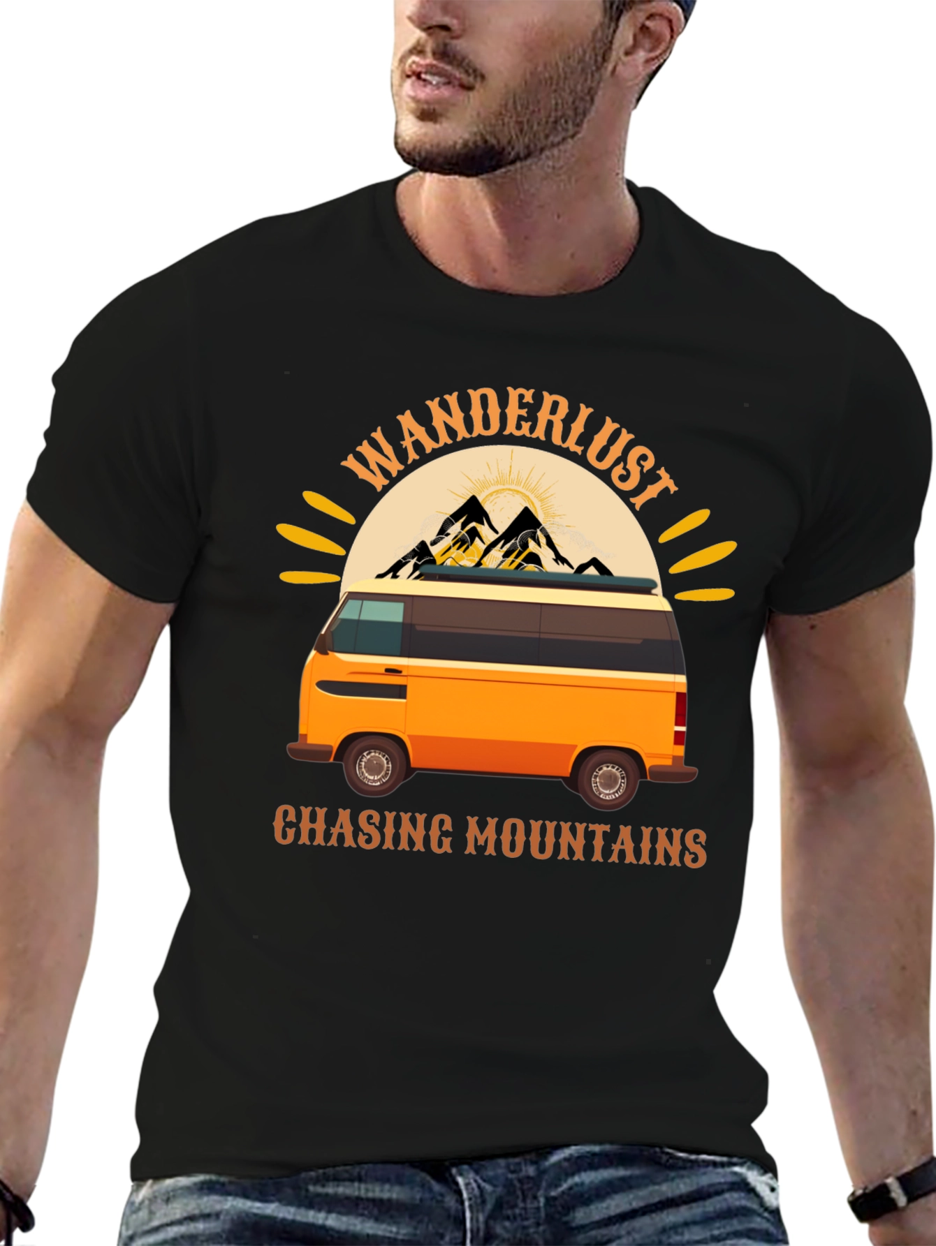 Wanderlust Mountain Van Graphic Tee