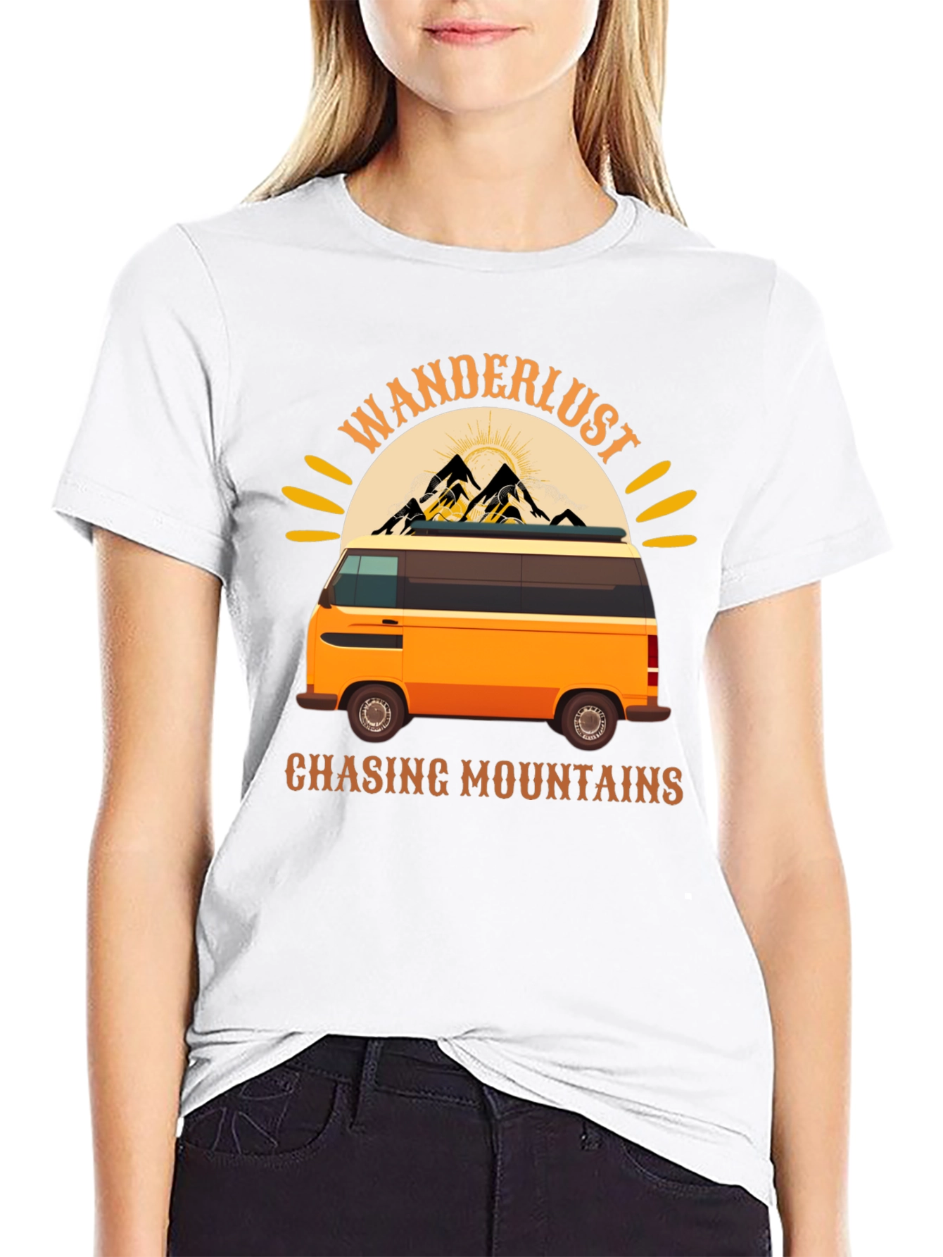 Wanderlust Mountain Van Graphic Tee