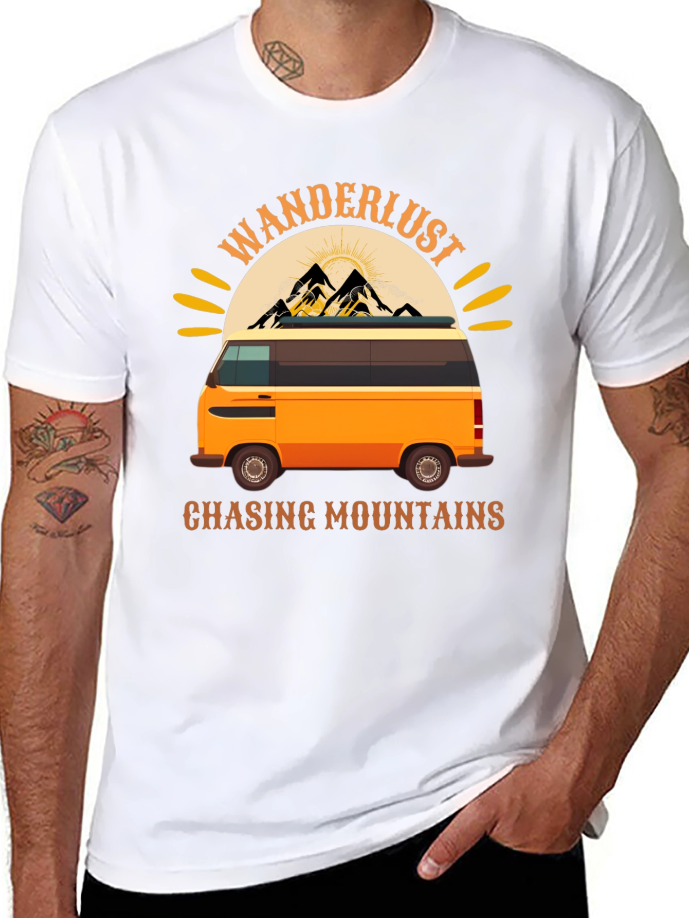 Wanderlust Mountain Van Graphic Tee