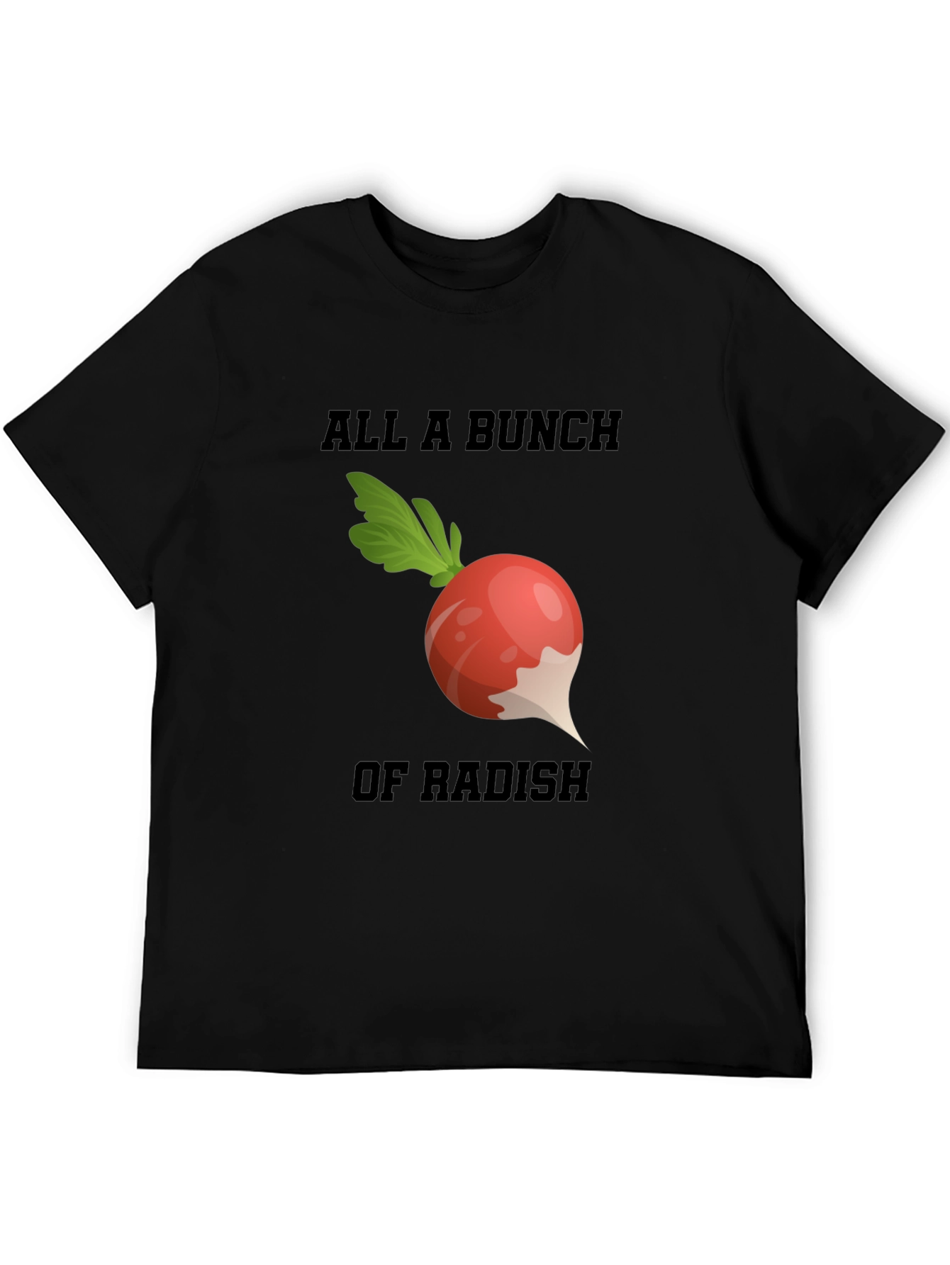 Radish Humor Graphic Tee - Casual Style