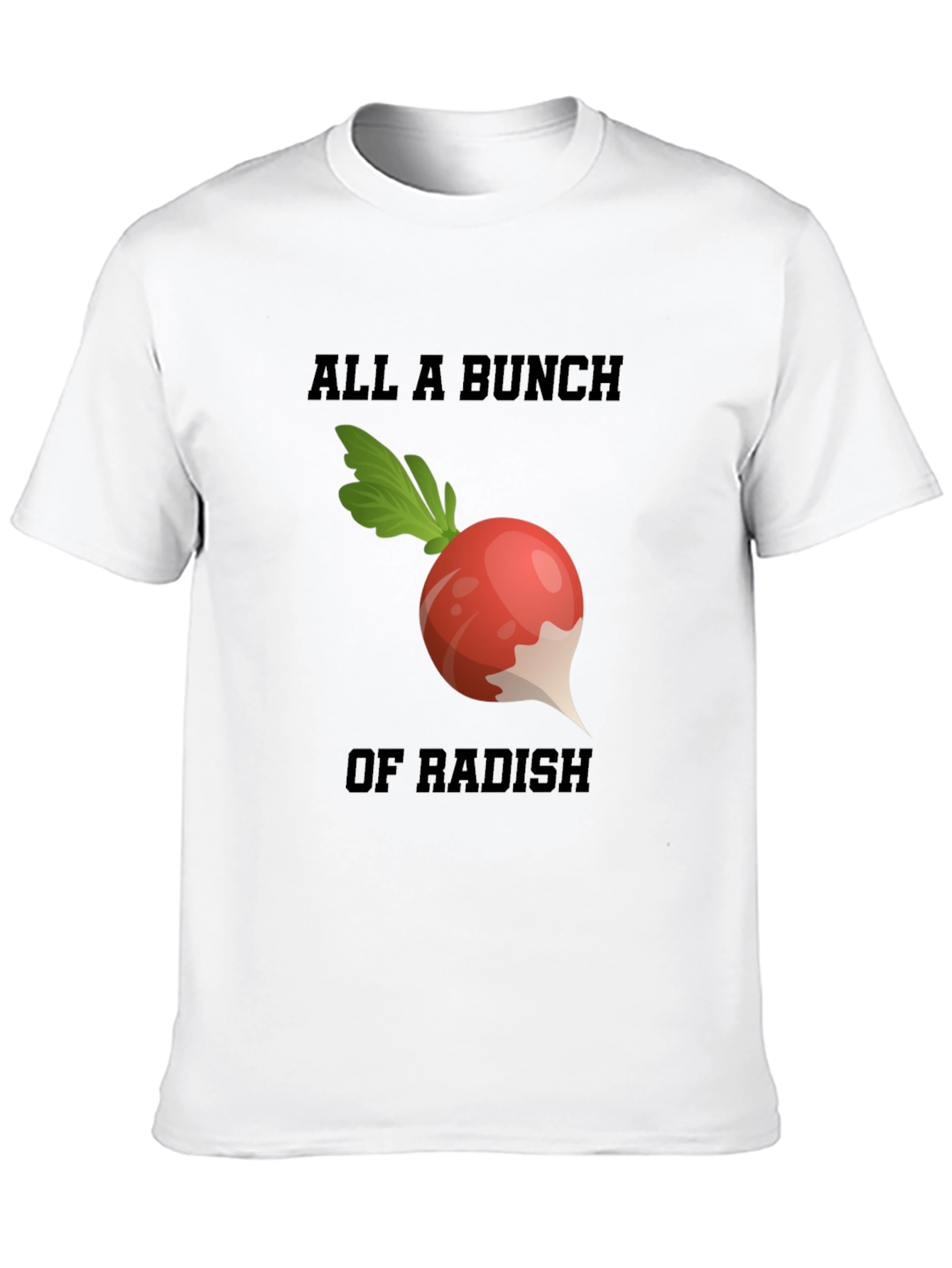 Radish Humor Graphic Tee - Casual Style