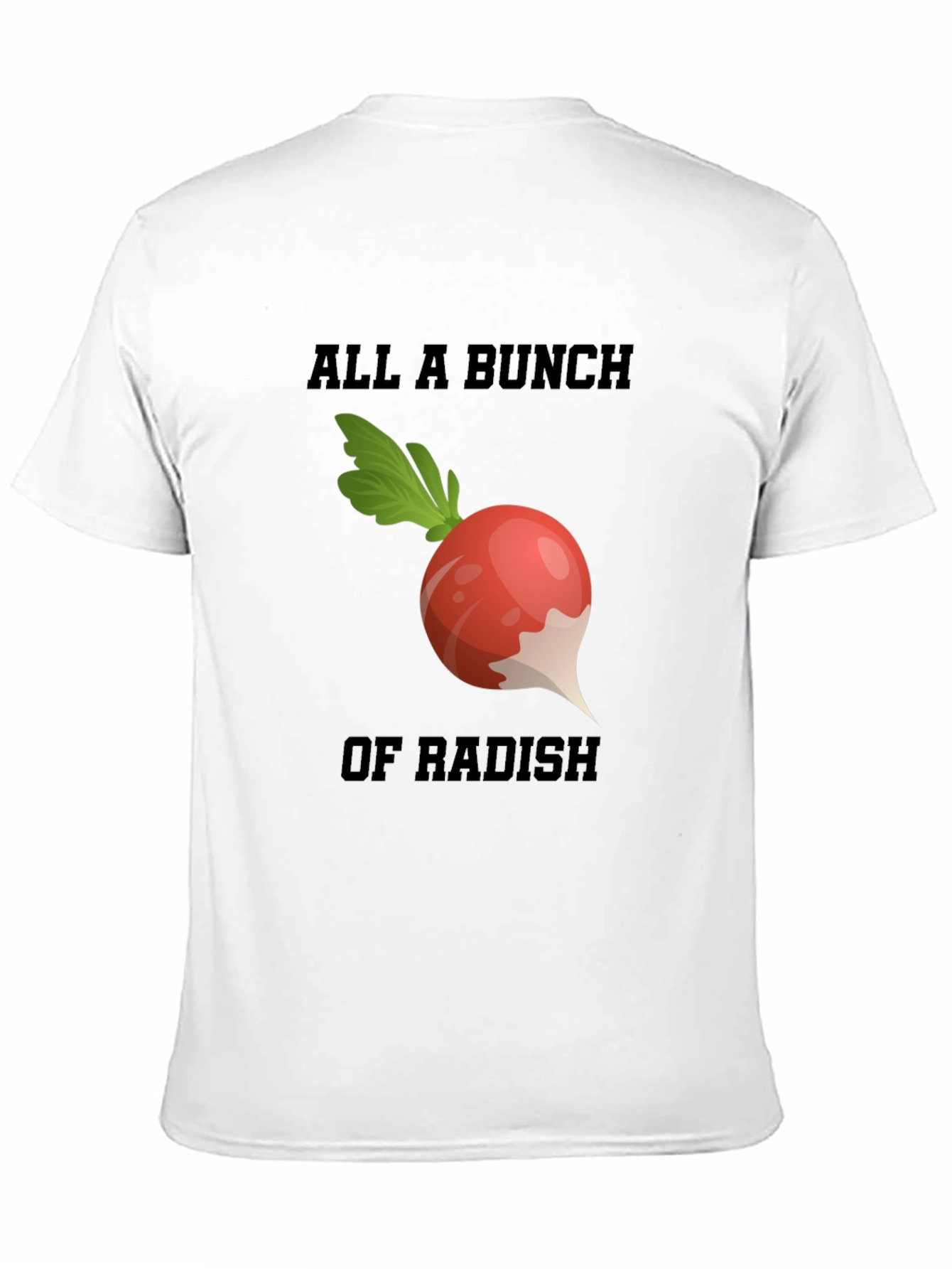 Radish Humor Graphic Tee - Casual Style
