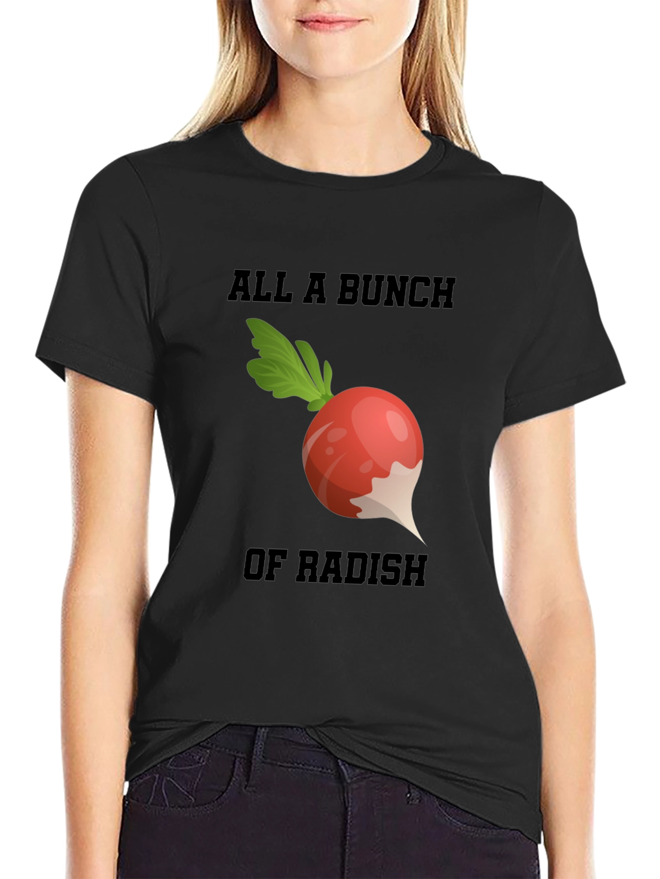 Radish Humor Graphic Tee - Casual Style