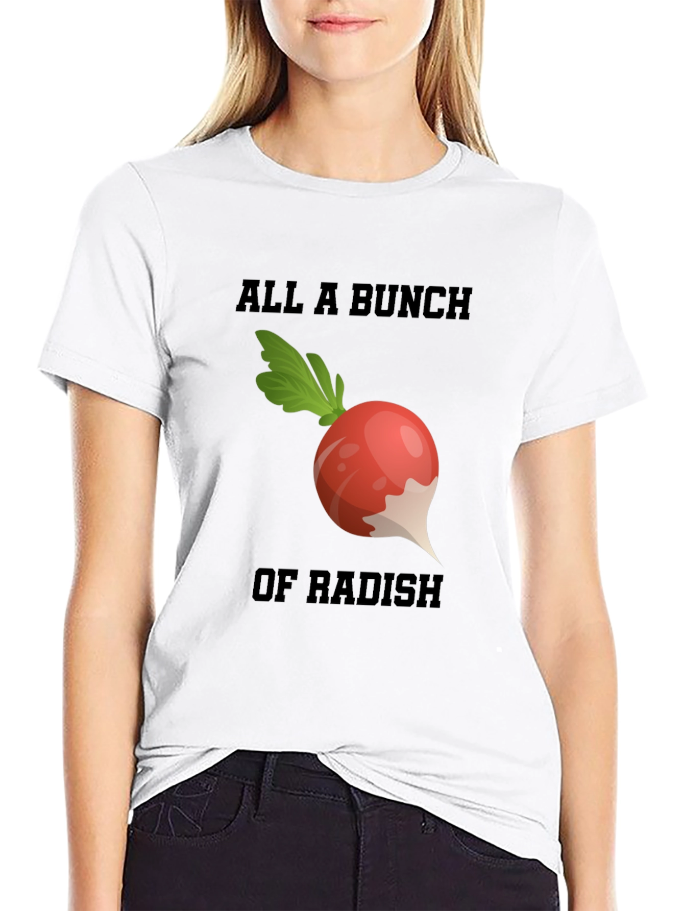 Radish Humor Graphic Tee - Casual Style
