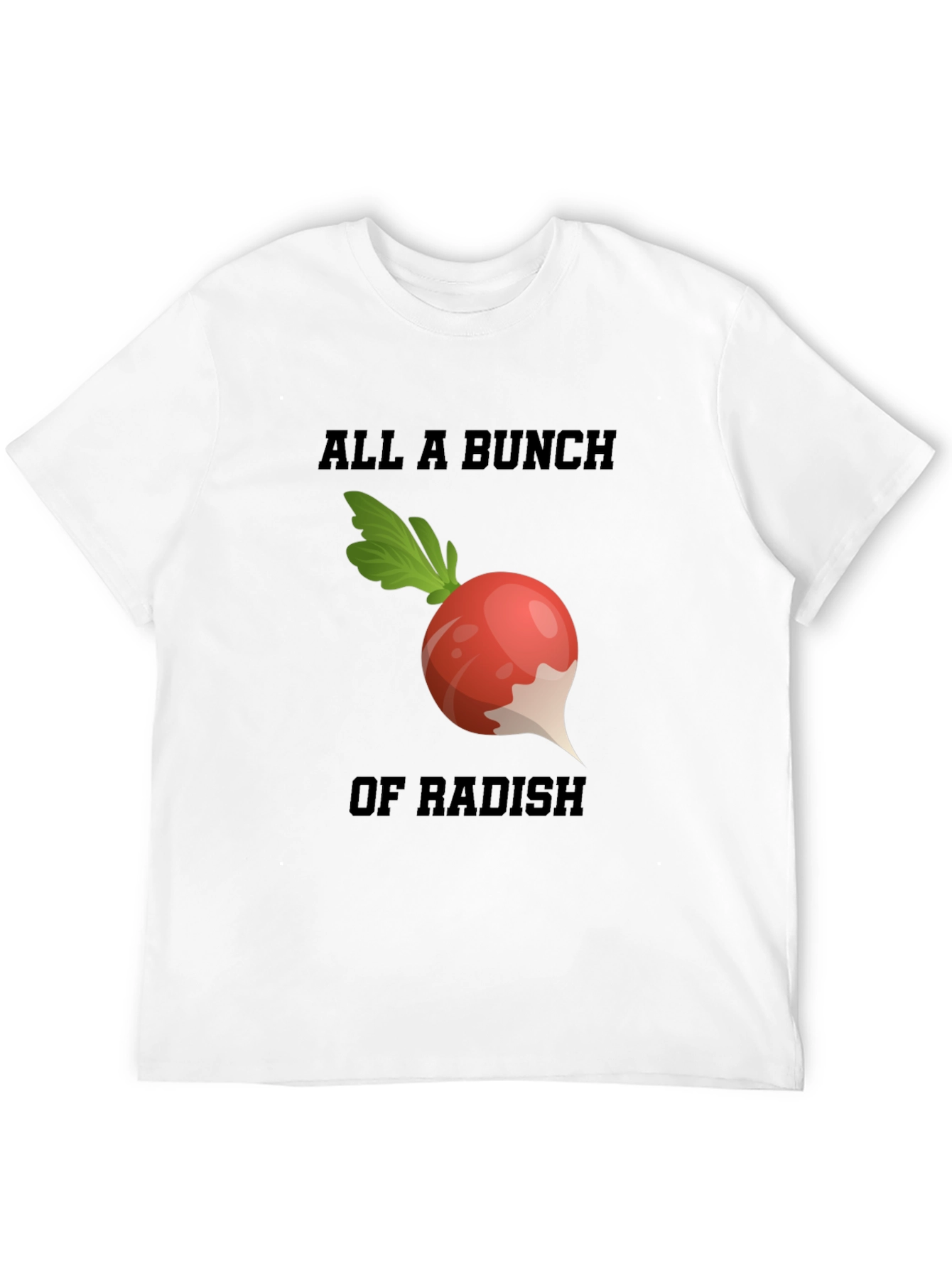 Radish Humor Graphic Tee - Casual Style