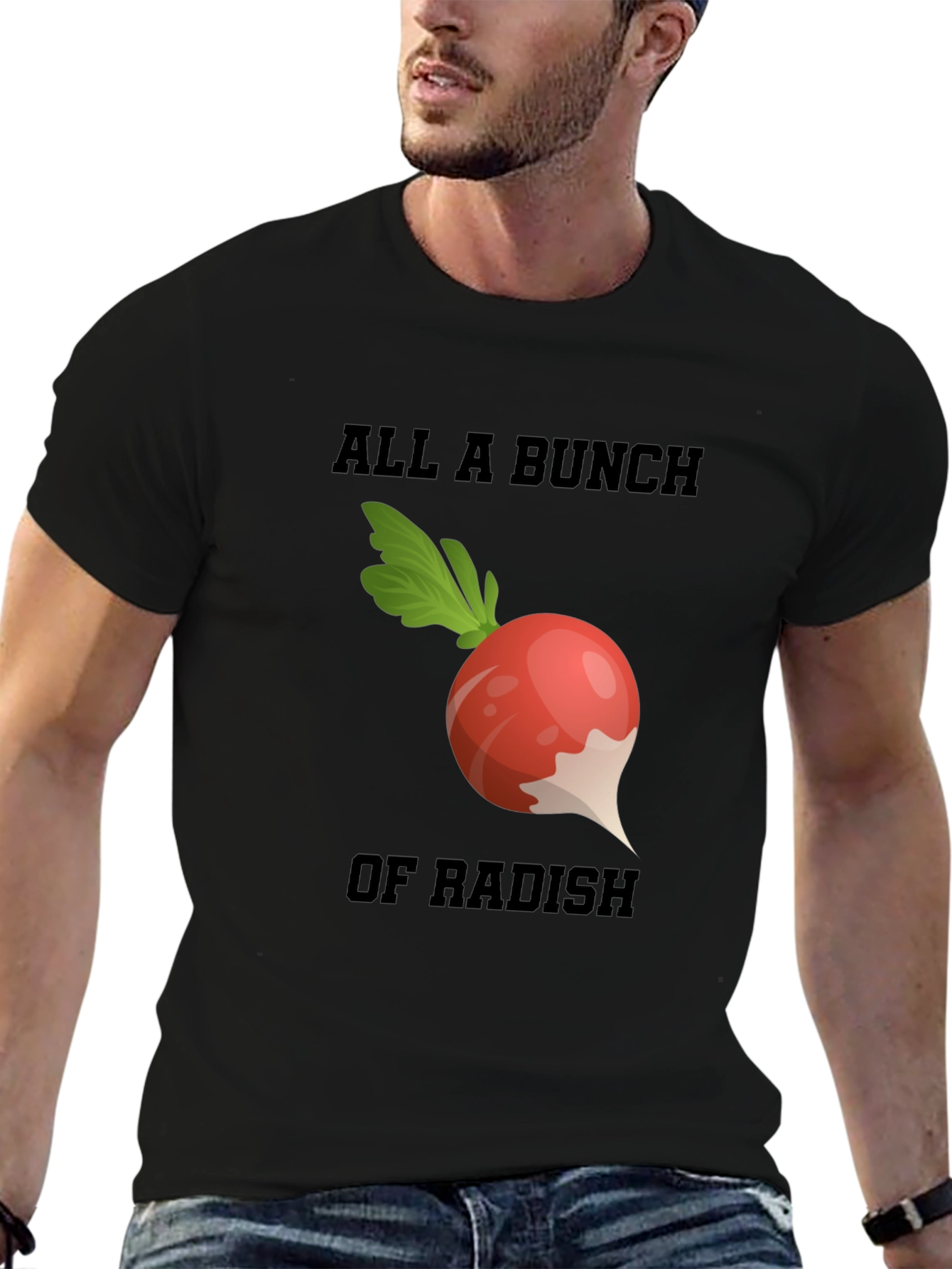 Radish Humor Graphic Tee - Casual Style
