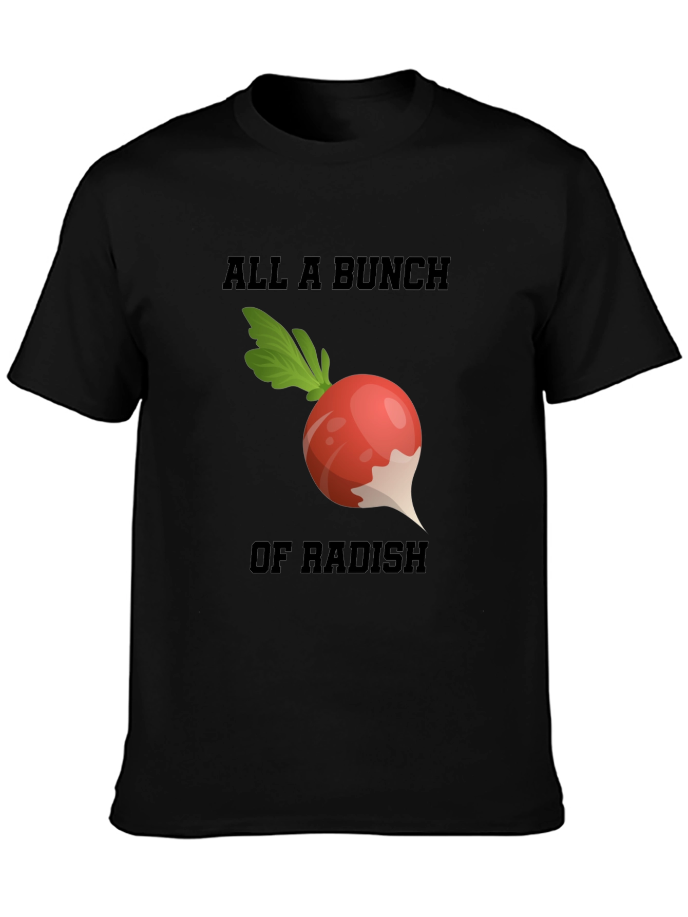 Radish Humor Graphic Tee - Casual Style