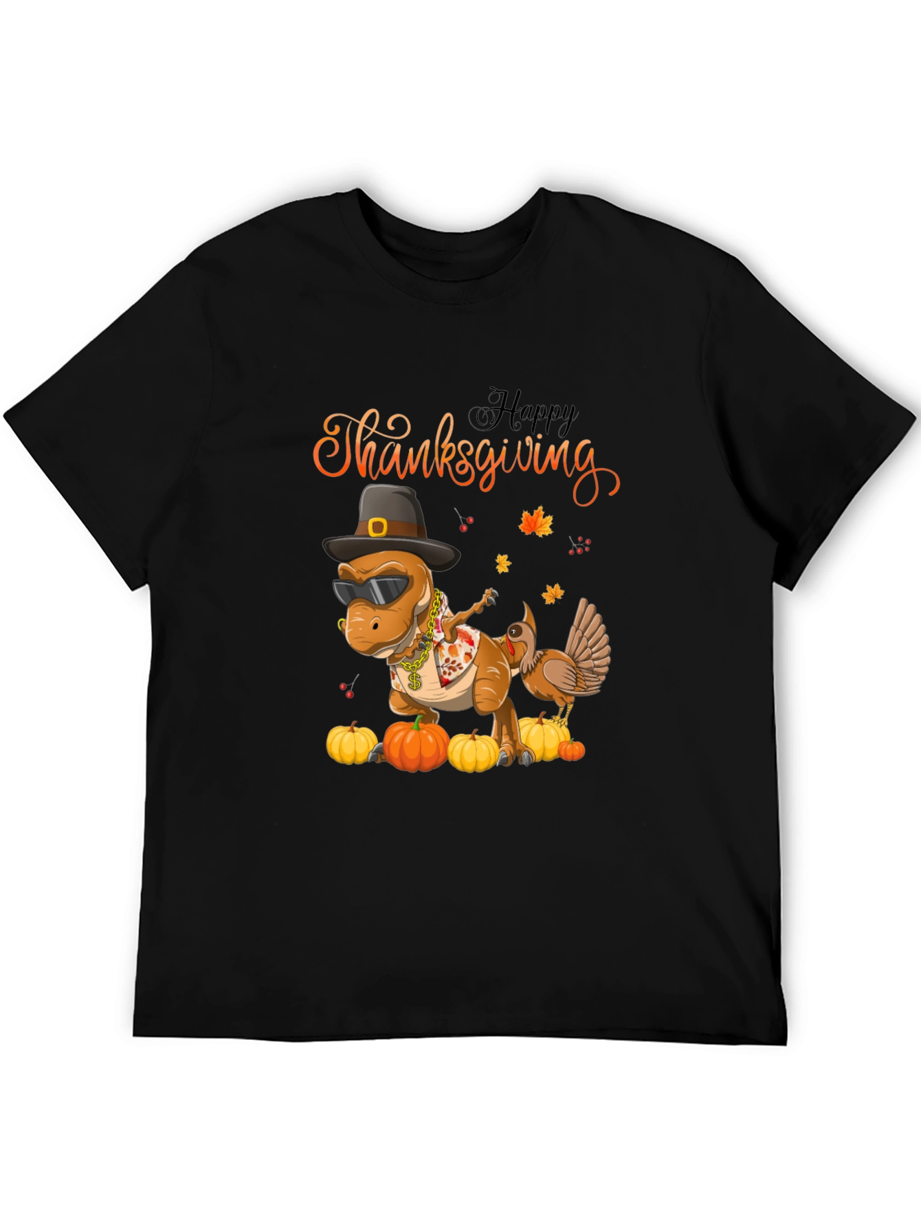 Thanksgiving T-Rex T-Shirt