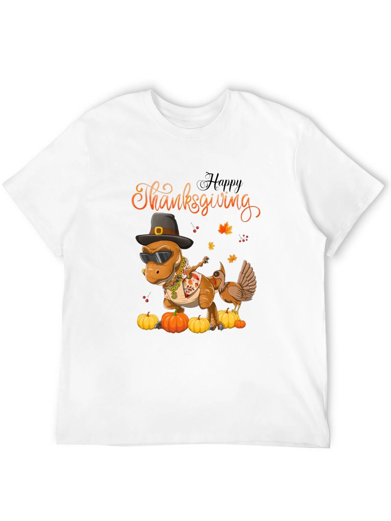 Thanksgiving T-Rex T-Shirt