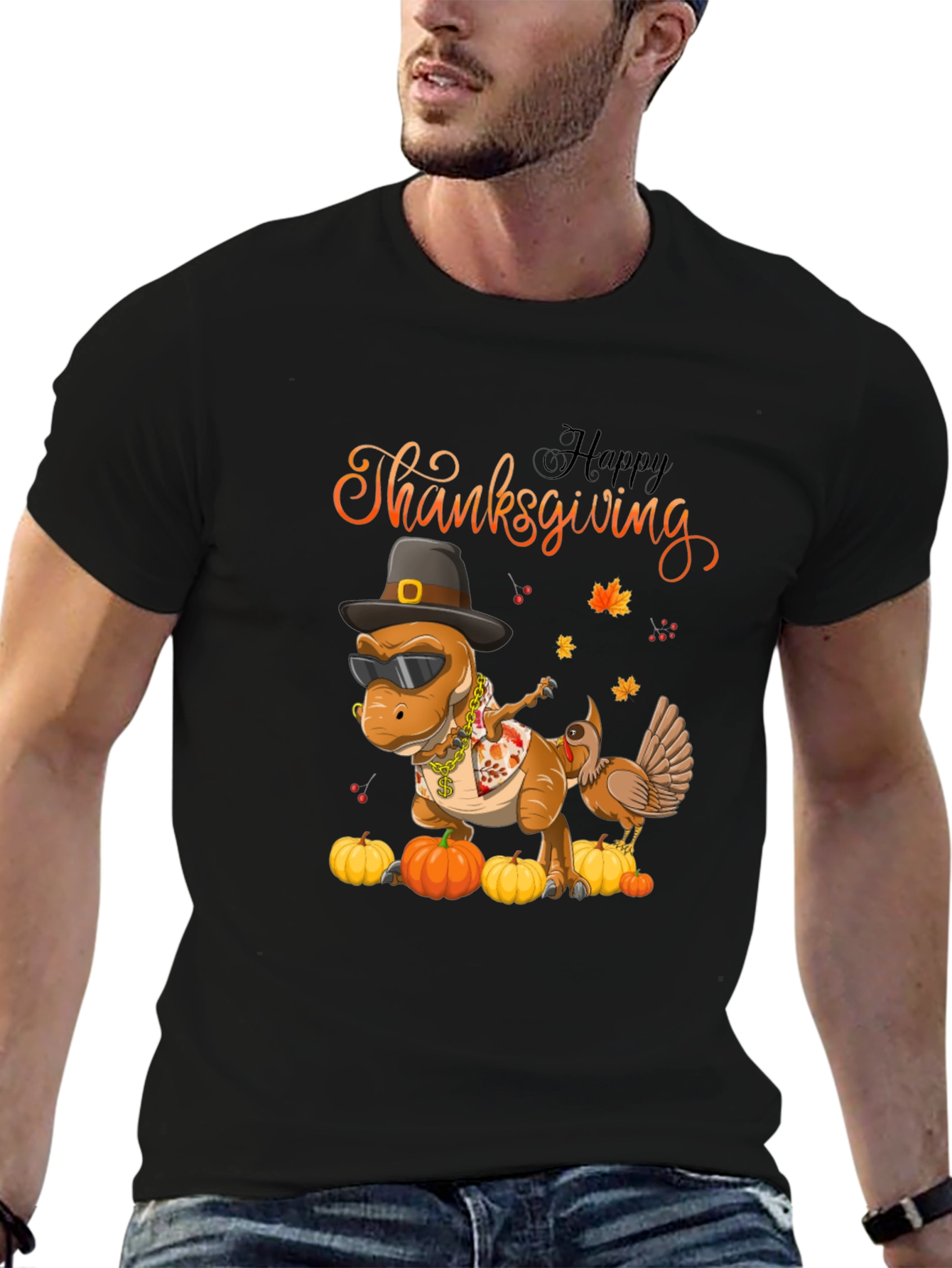 Thanksgiving T-Rex T-Shirt