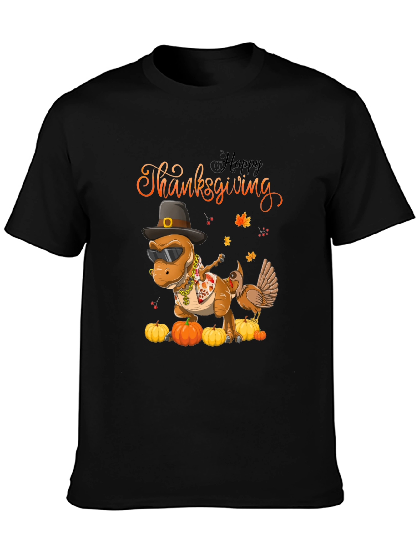 Thanksgiving T-Rex T-Shirt