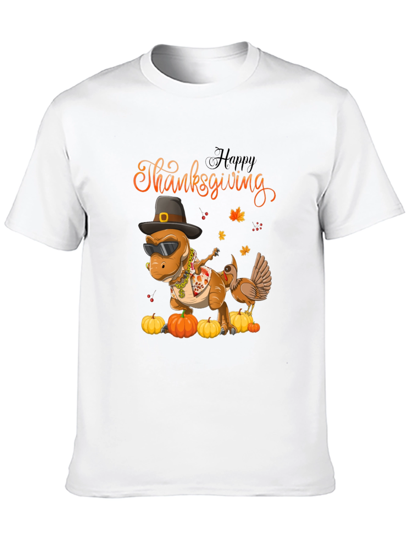 Thanksgiving T-Rex T-Shirt