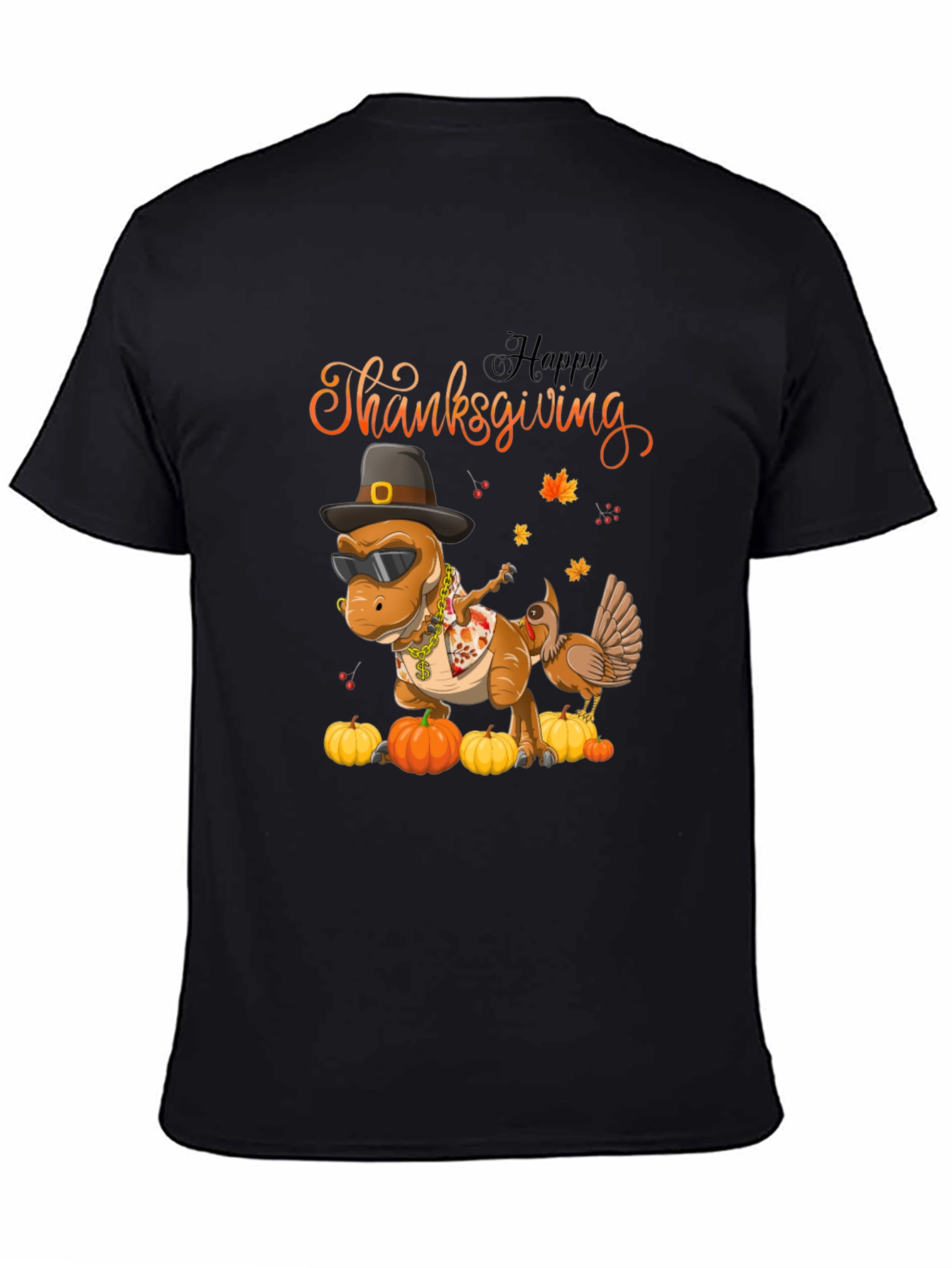 Thanksgiving T-Rex T-Shirt