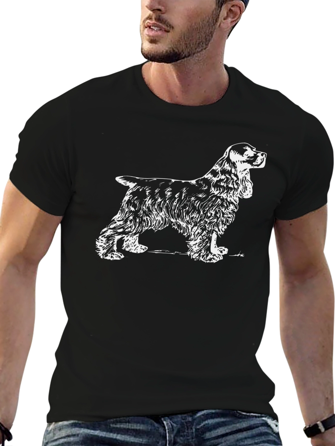 Dog Breed T-Shirt - Black