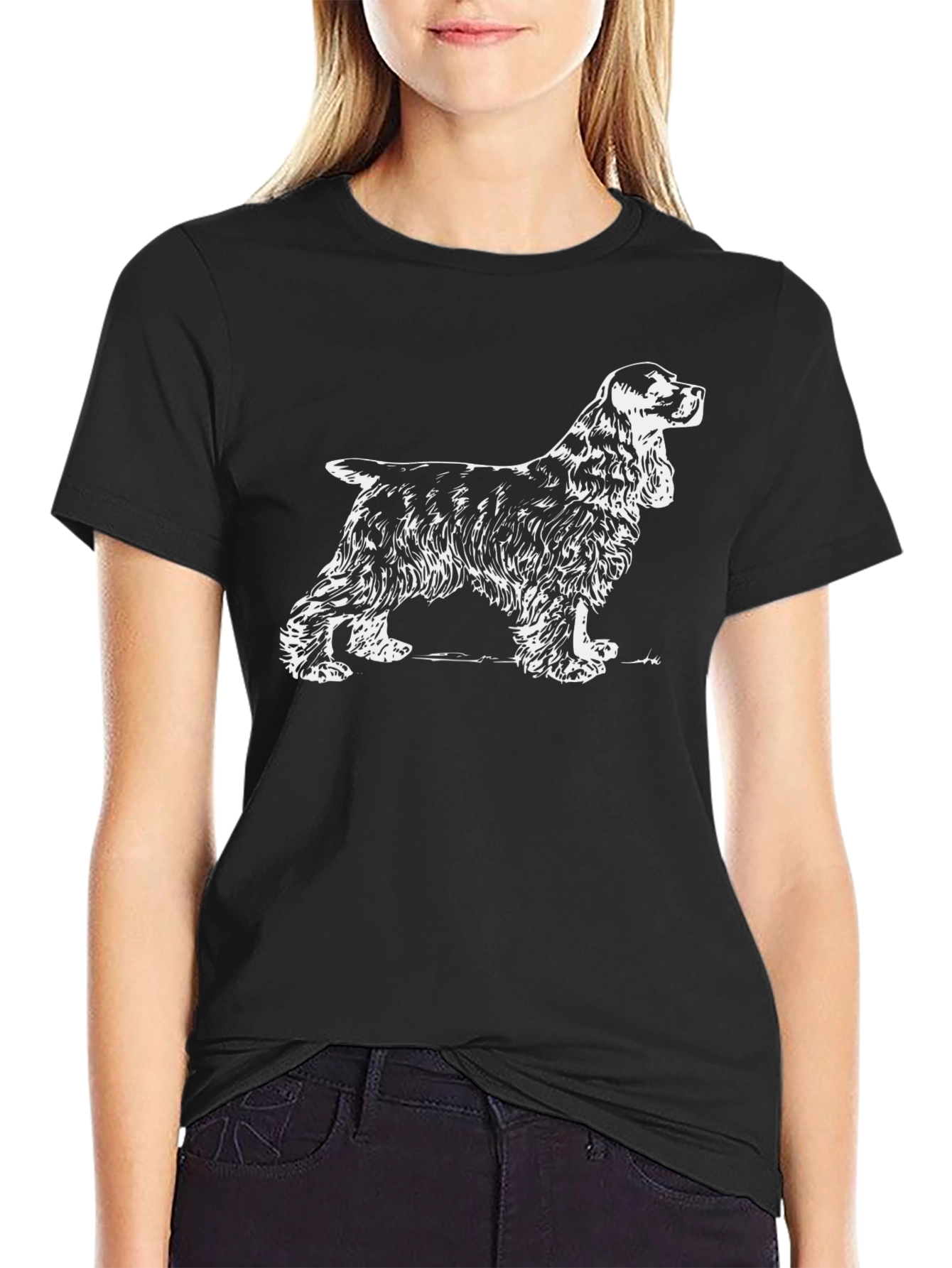 Dog Breed T-Shirt - Black