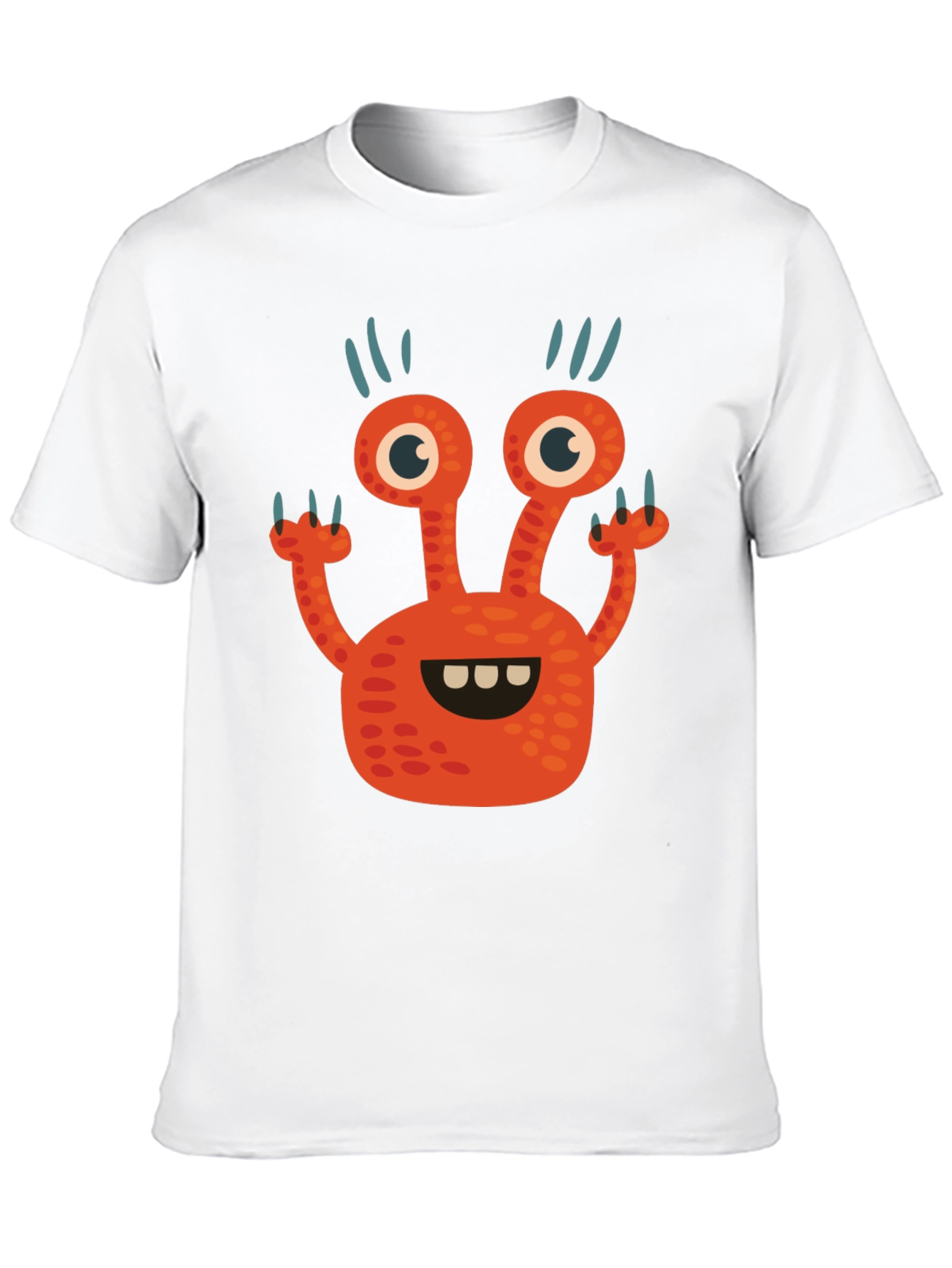 Monster Graphic Tee - Fun Black T-Shirt