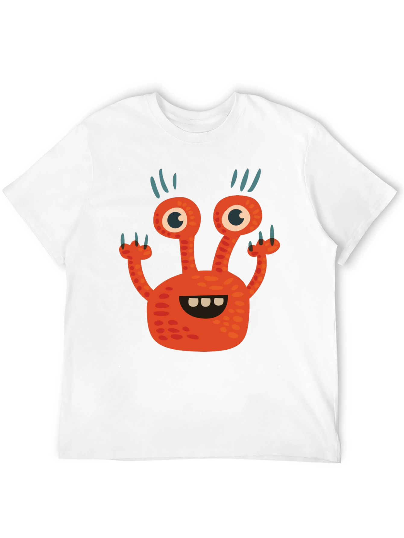 Monster Graphic Tee - Fun Black T-Shirt
