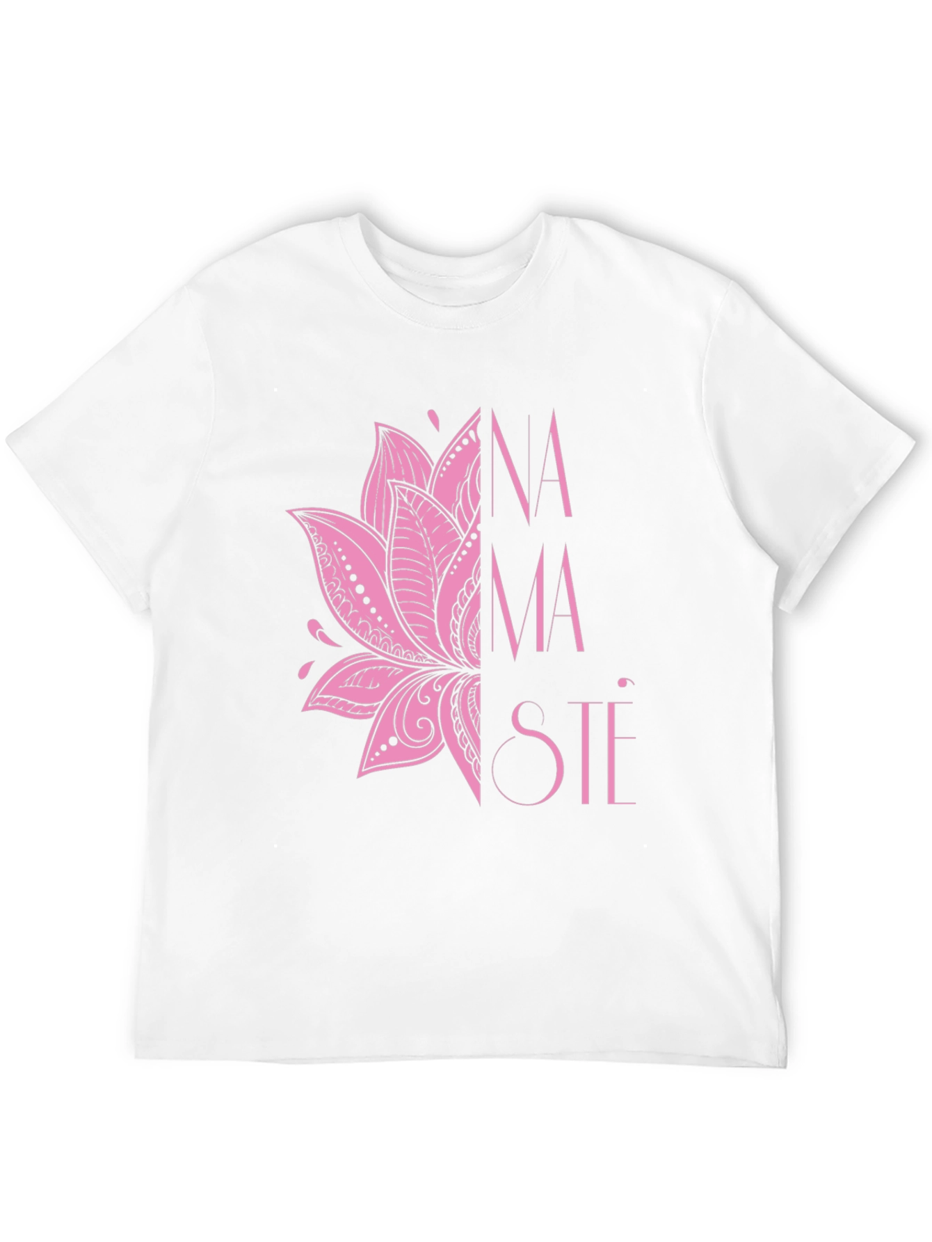 Namaste Lotus Graphic Tee - Black