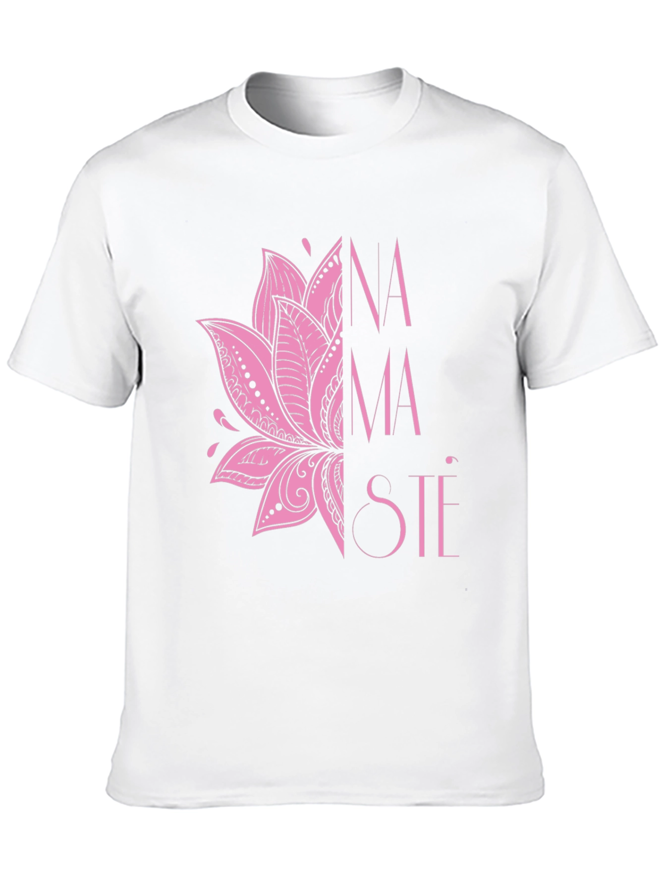 Namaste Lotus Graphic Tee - Black