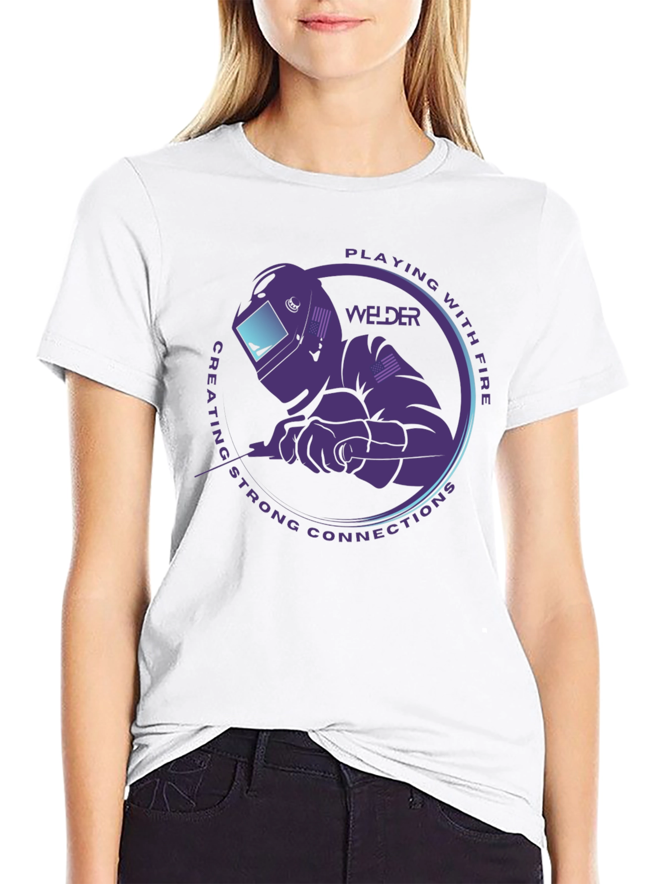 Welder T-Shirt - Playing With Fire