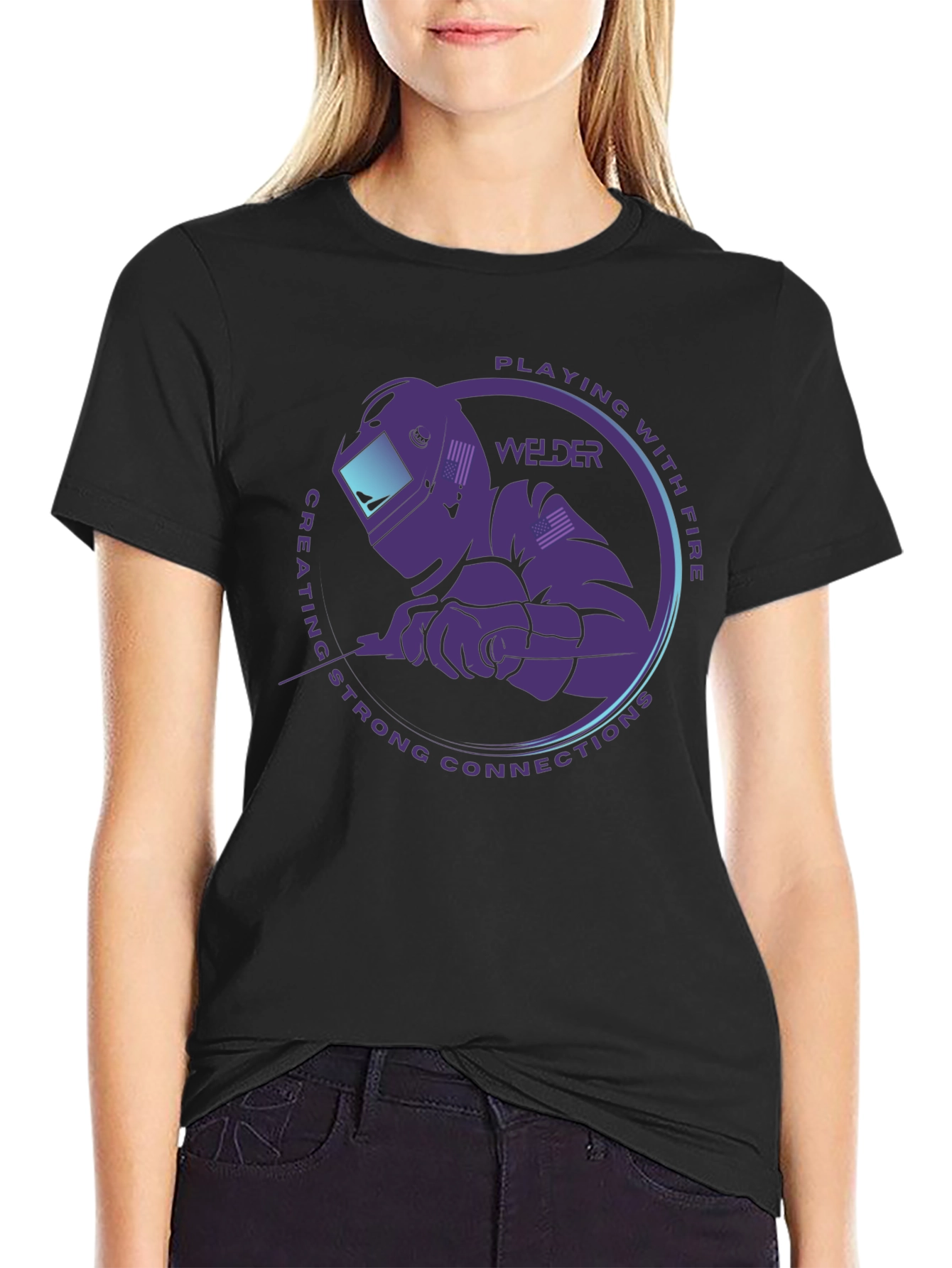 Welder T-Shirt - Playing With Fire