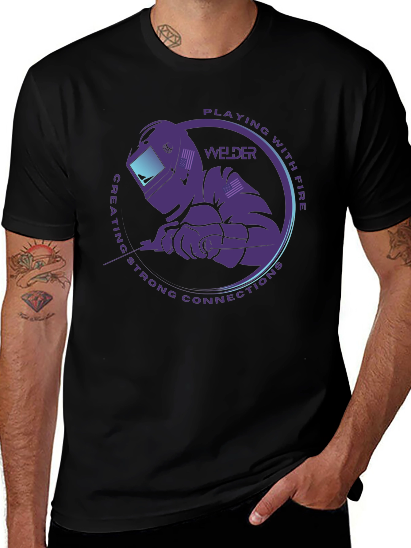 Welder T-Shirt - Playing With Fire