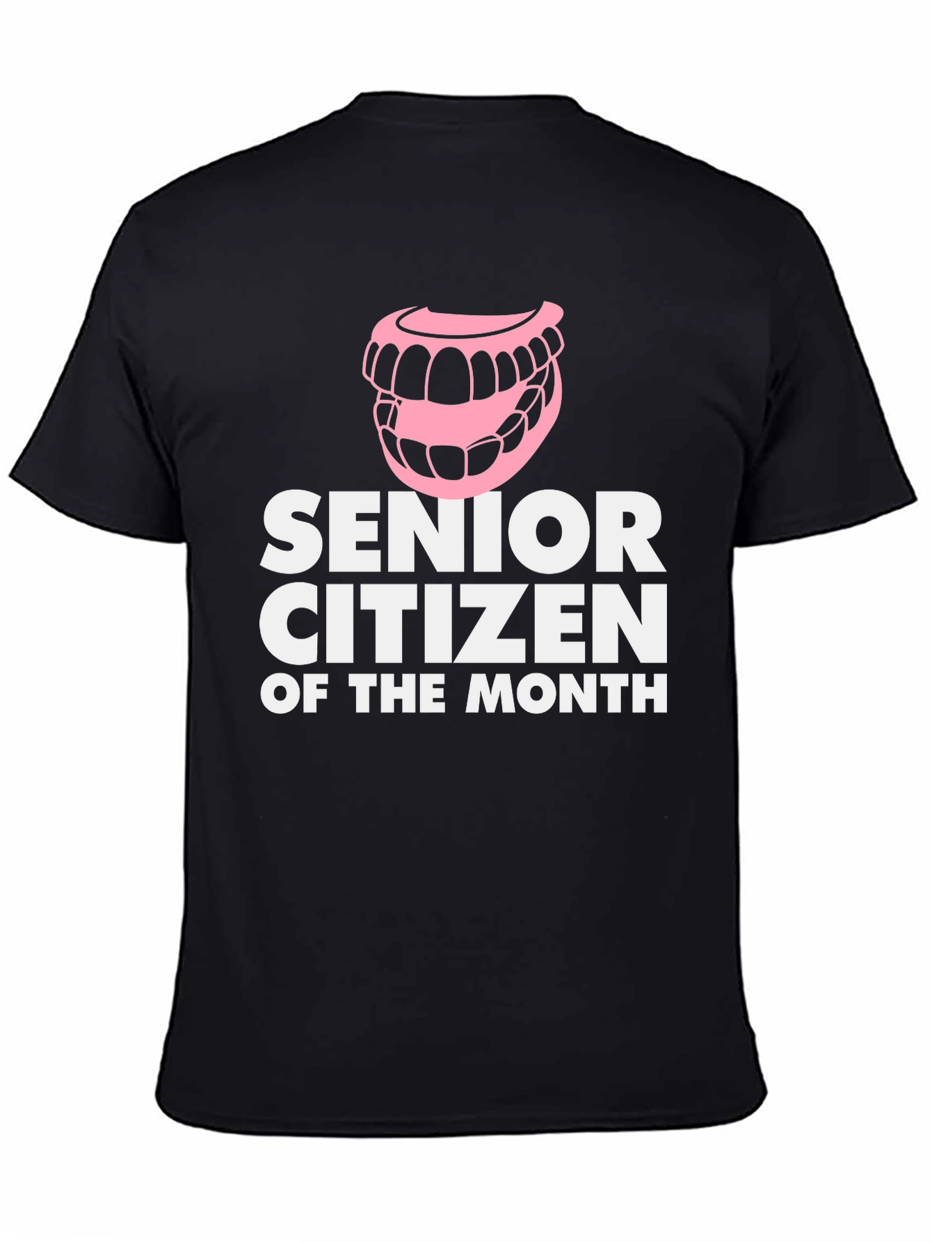 Senior Citizen of the Month T-Shirt Funny Dentures