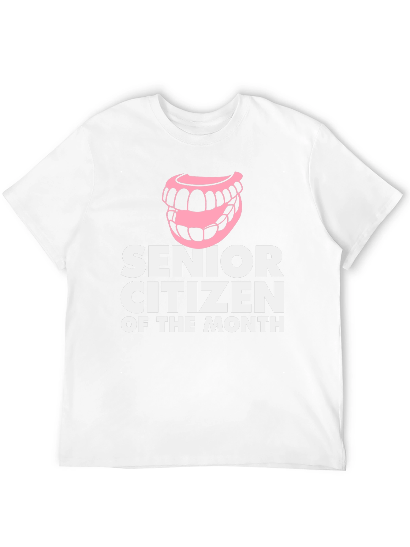 Senior Citizen of the Month T-Shirt Funny Dentures