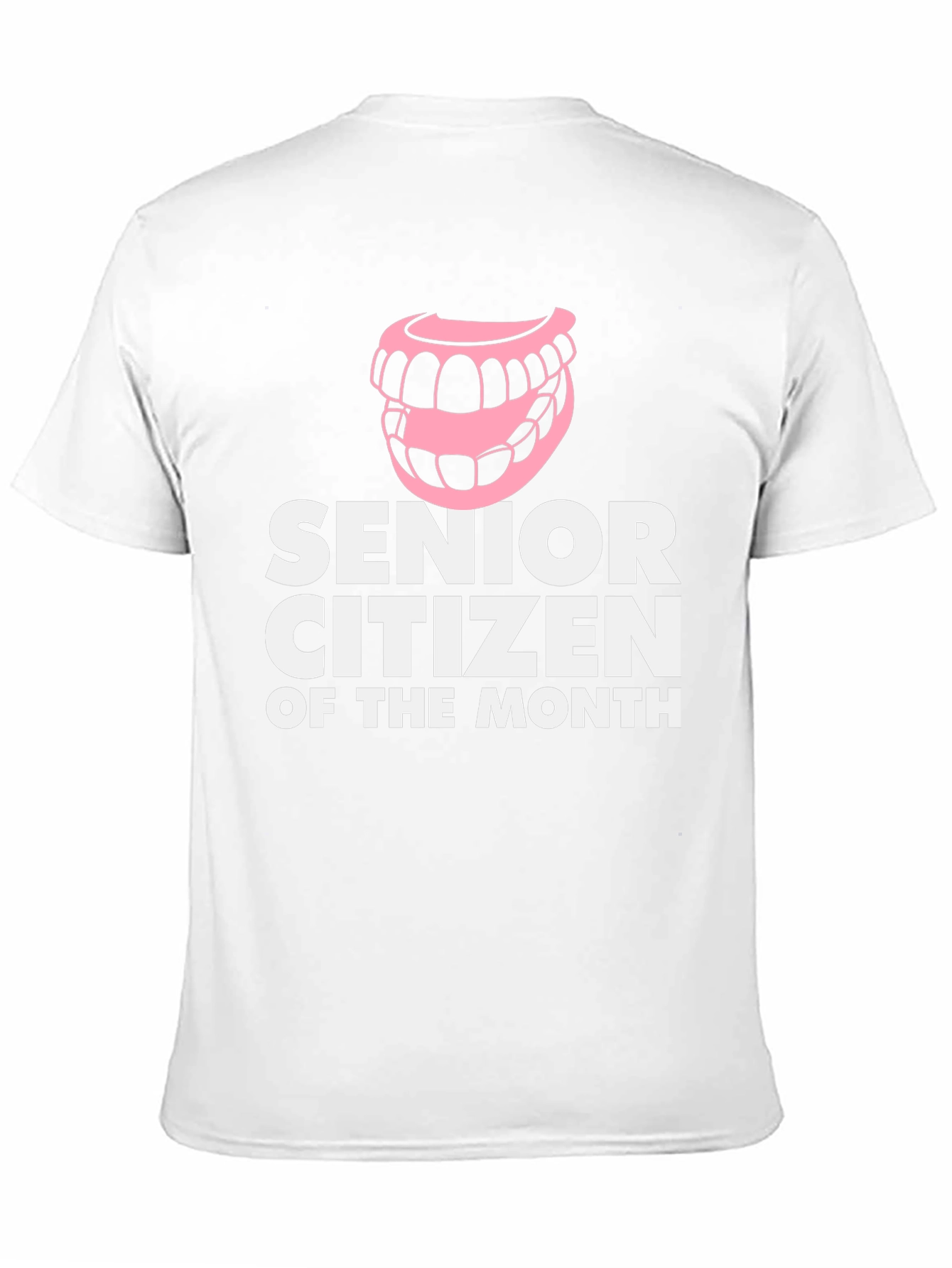 Senior Citizen of the Month T-Shirt Funny Dentures