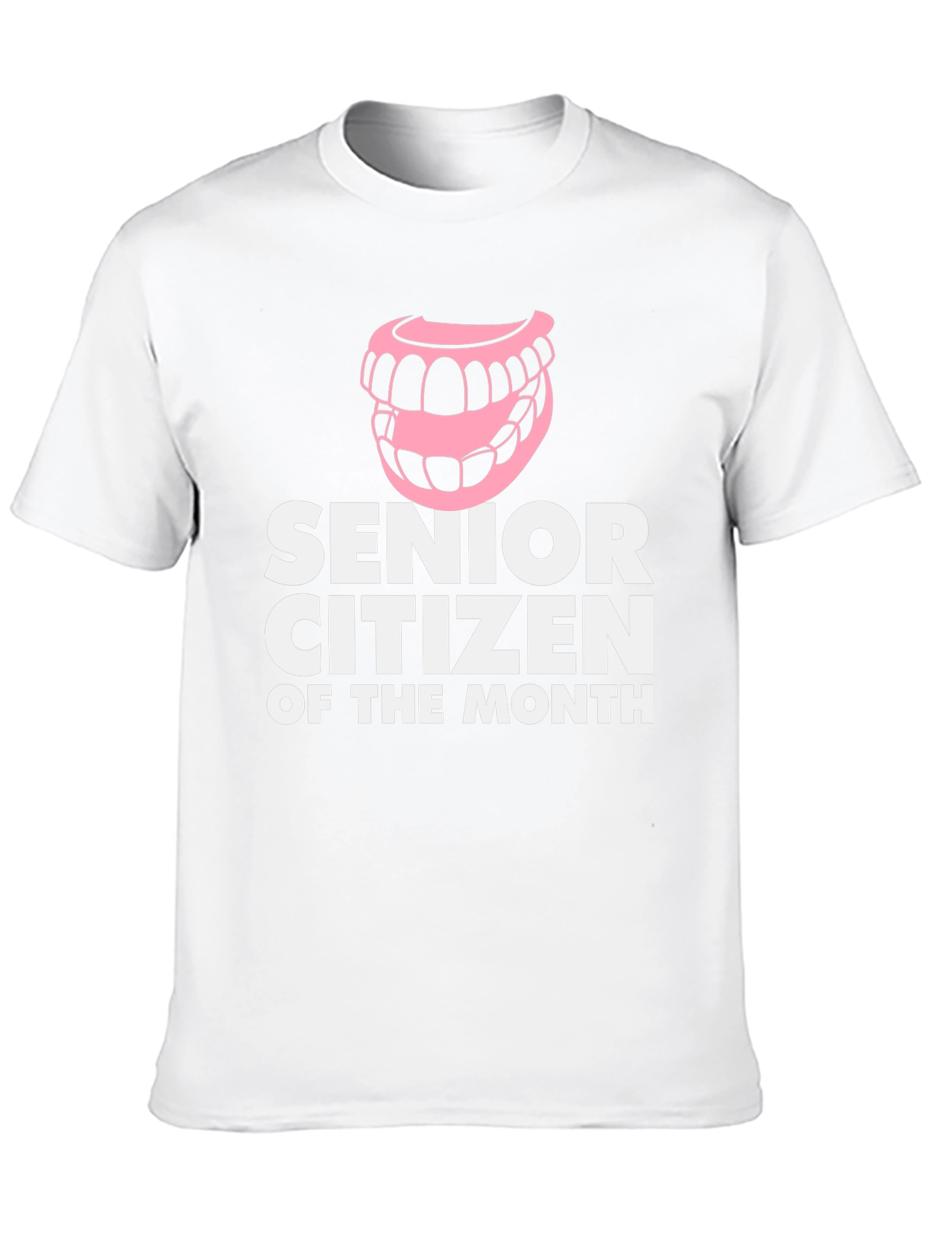 Senior Citizen of the Month T-Shirt Funny Dentures
