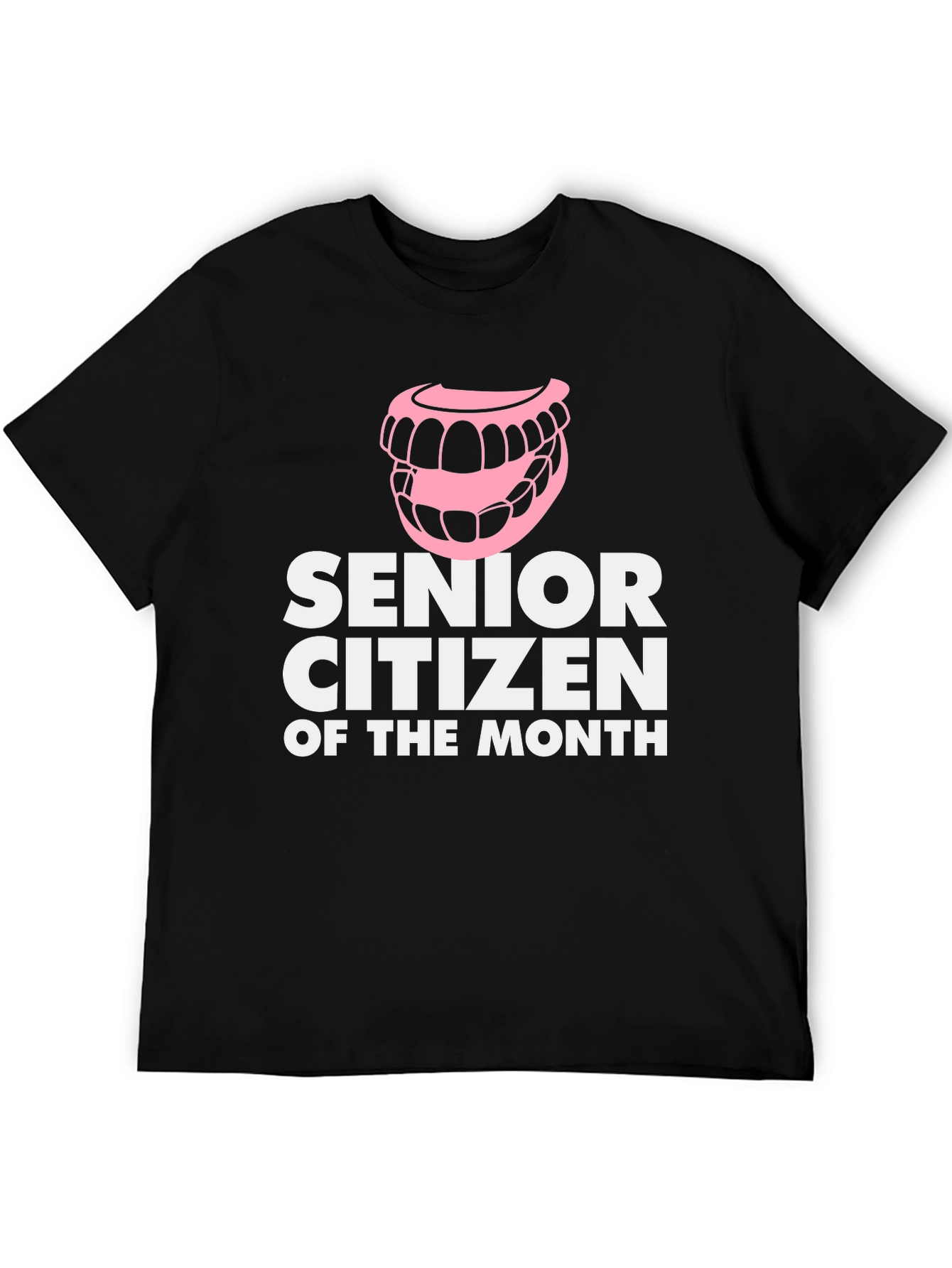 Senior Citizen of the Month T-Shirt Funny Dentures