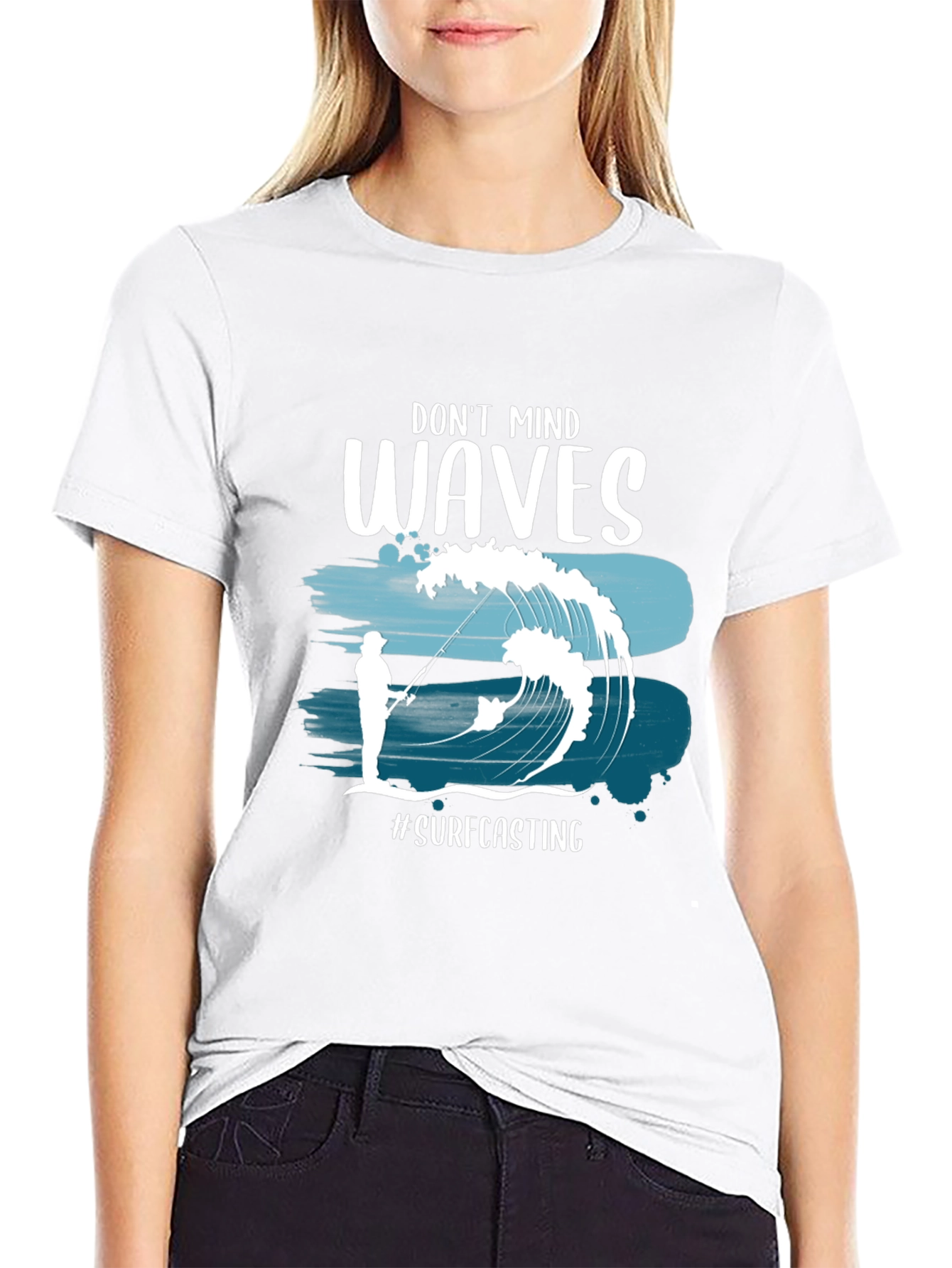 Dont Mind Waves Surfcasting T-Shirt