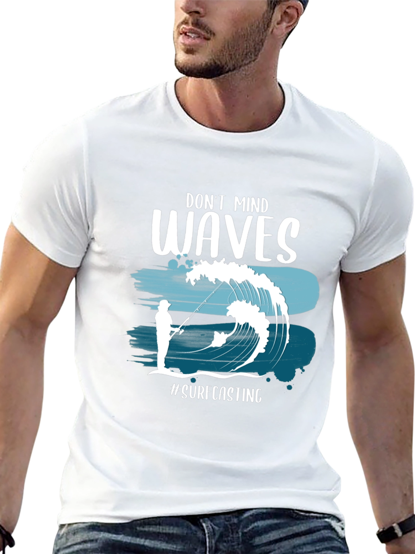 Dont Mind Waves Surfcasting T-Shirt
