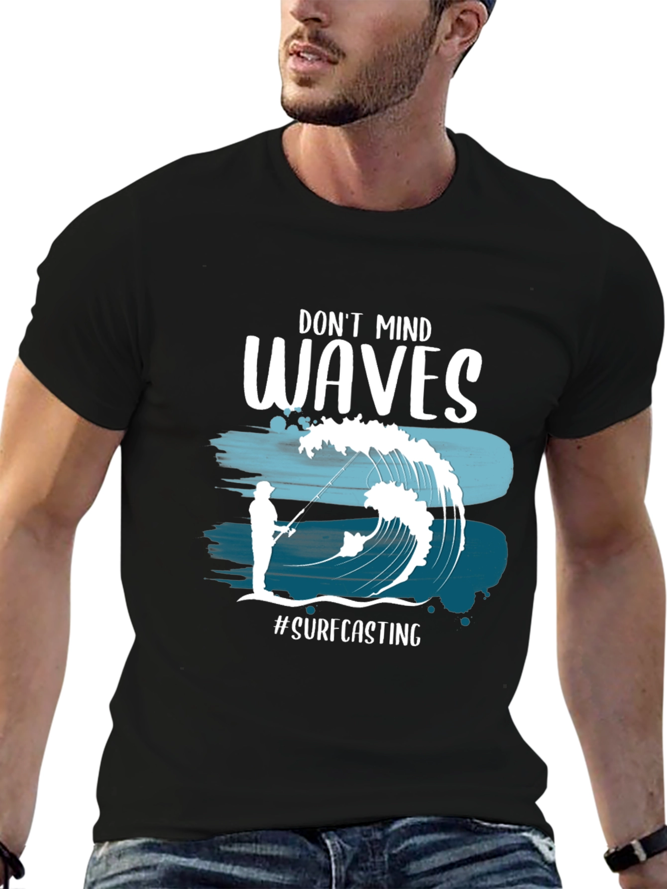Dont Mind Waves Surfcasting T-Shirt