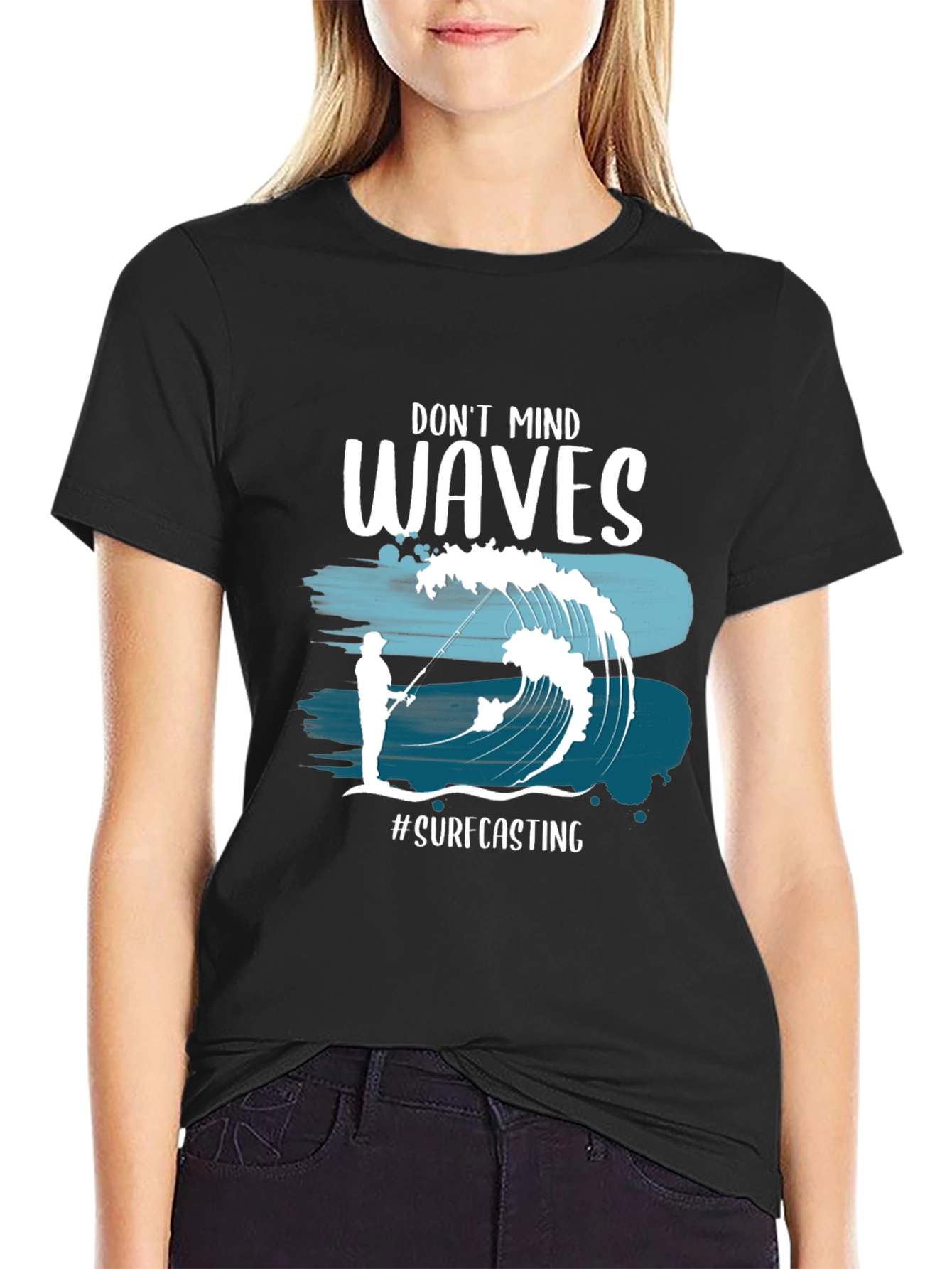 Dont Mind Waves Surfcasting T-Shirt