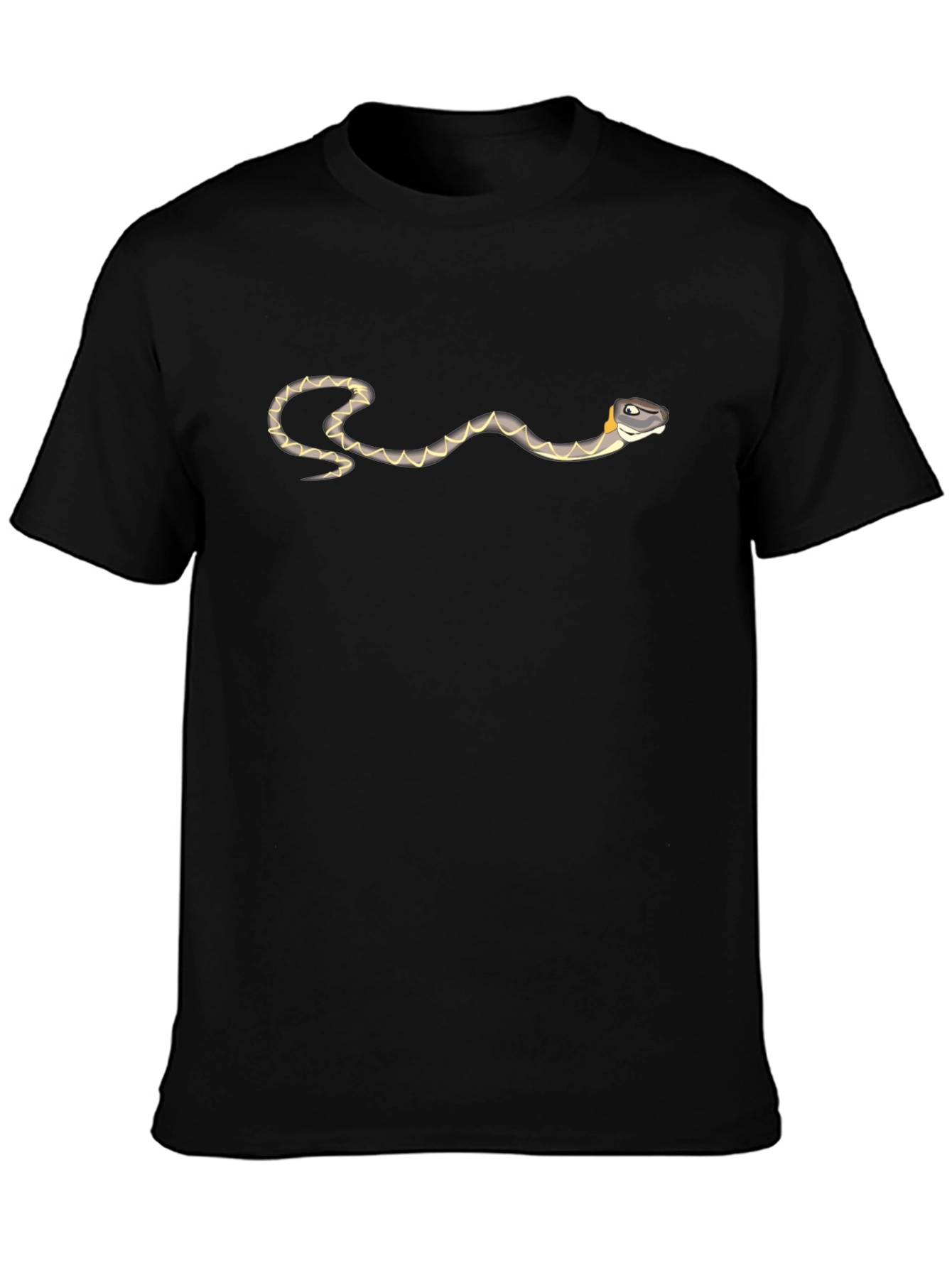Snake Graphic Black Tee