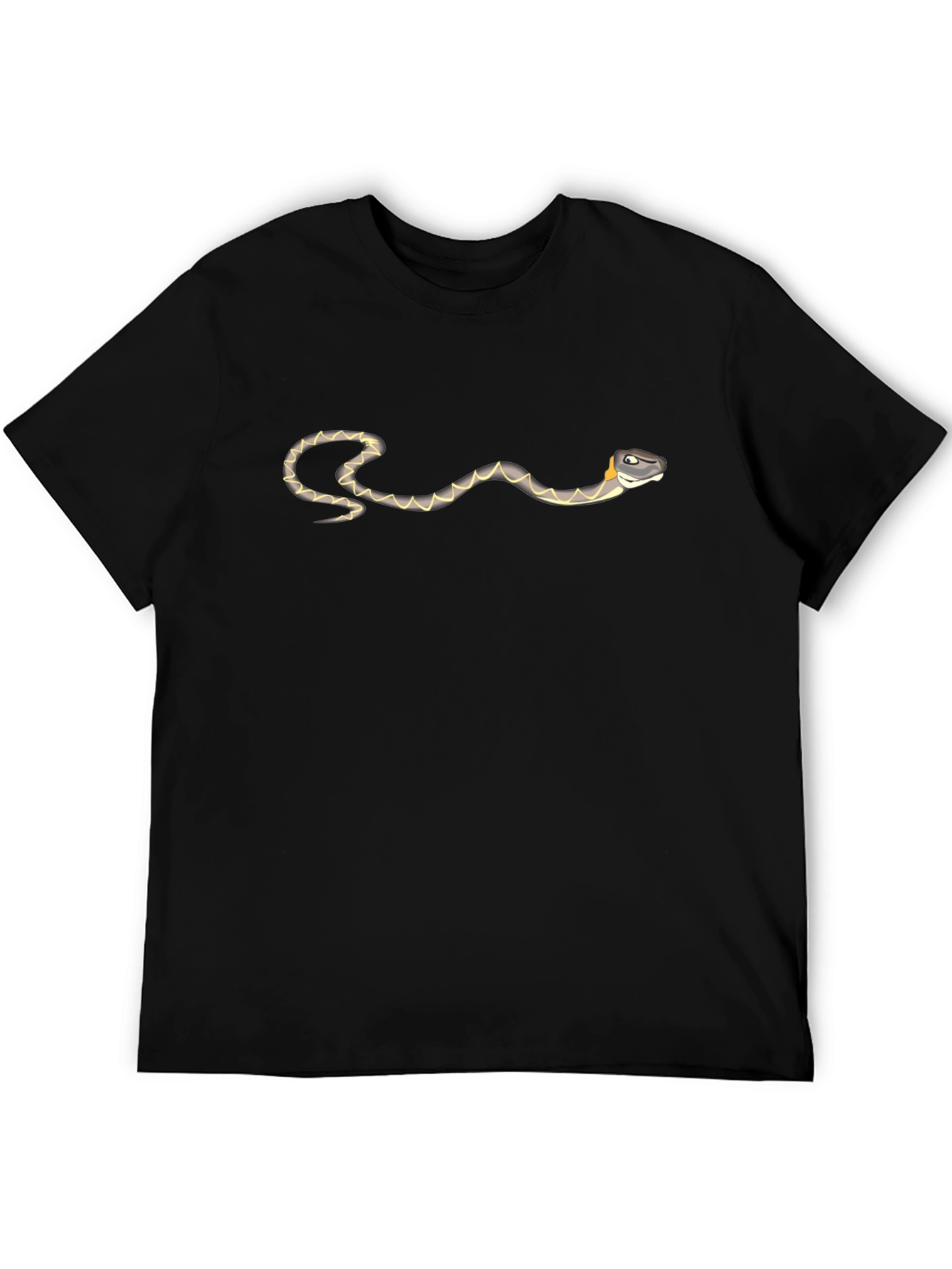 Snake Graphic Black Tee