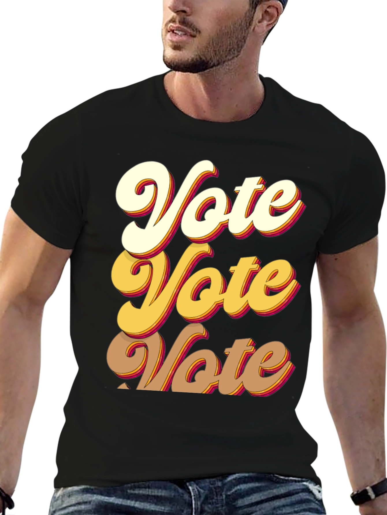 Vote Retro Graphic T-Shirt - Election Day Style