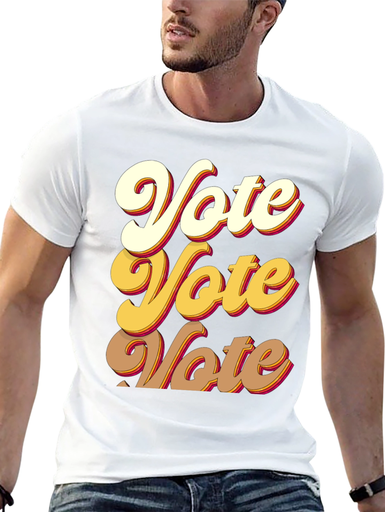Vote Retro Graphic T-Shirt - Election Day Style