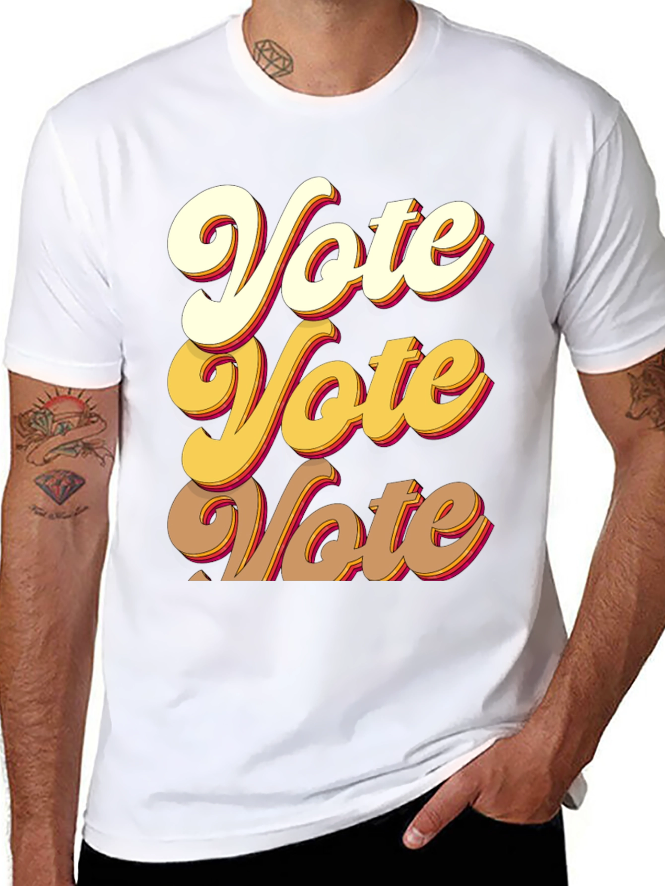 Vote Retro Graphic T-Shirt - Election Day Style