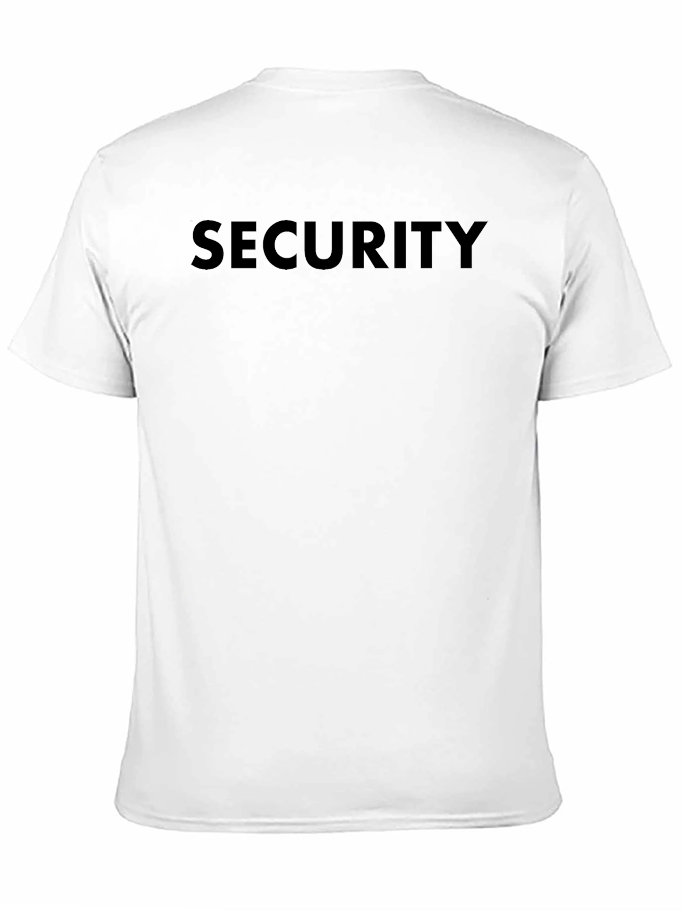 Security Crew Neck T-Shirt - Black
