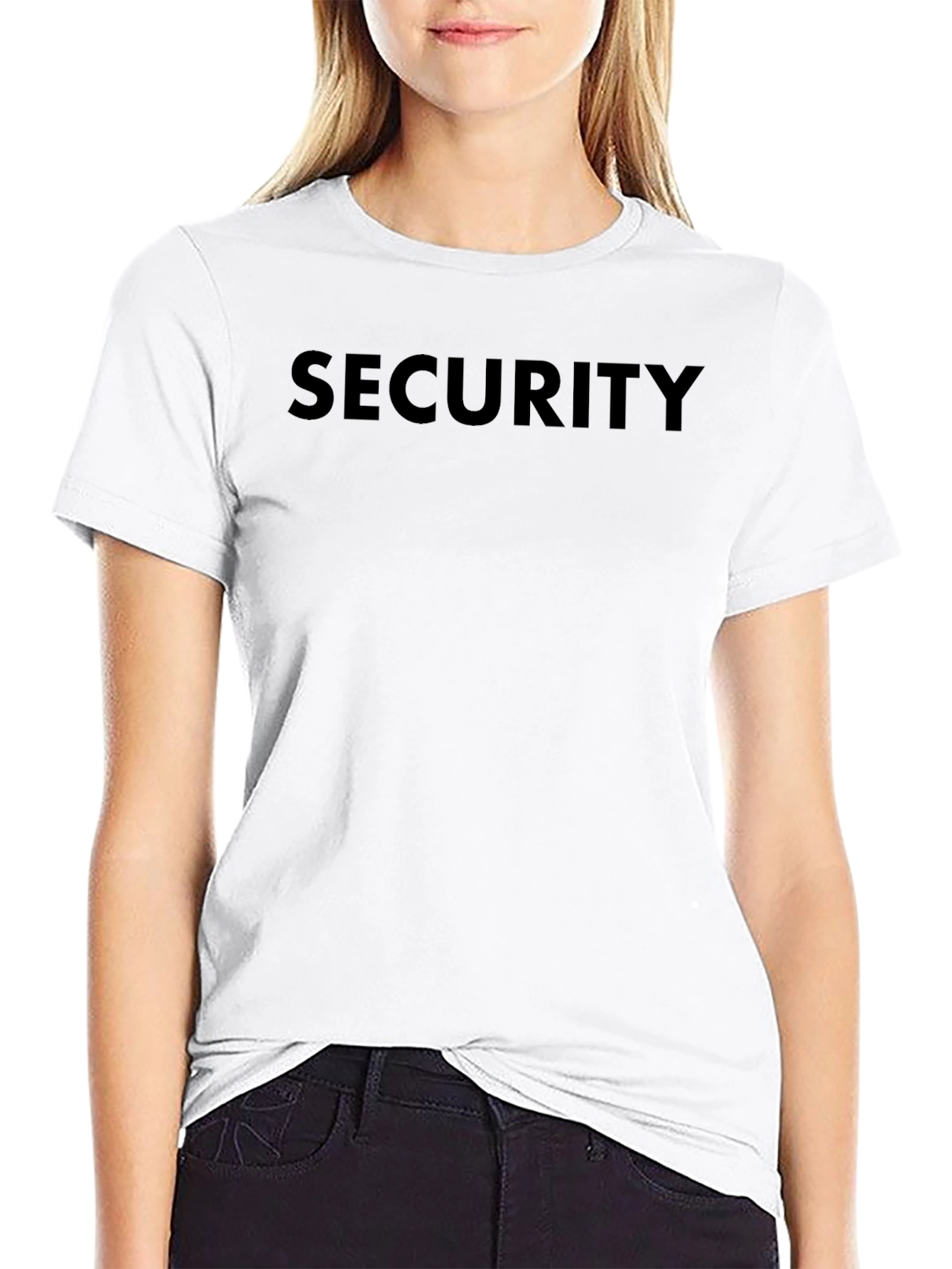 Security Crew Neck T-Shirt - Black