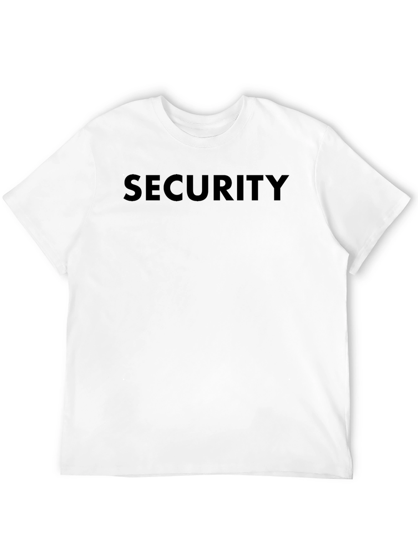 Security Crew Neck T-Shirt - Black