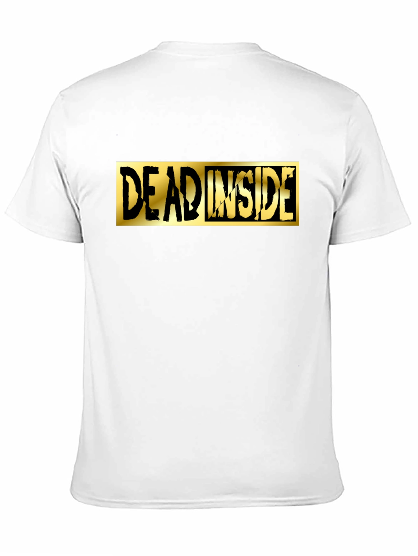 Dead Inside Graphic Tee - Black Cotton Shirt