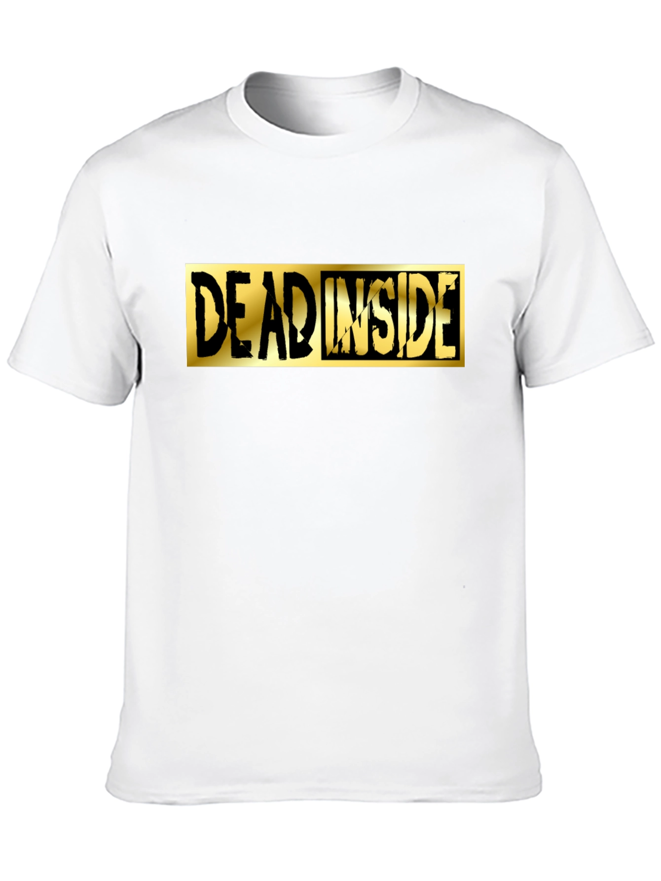 Dead Inside Graphic Tee - Black Cotton Shirt