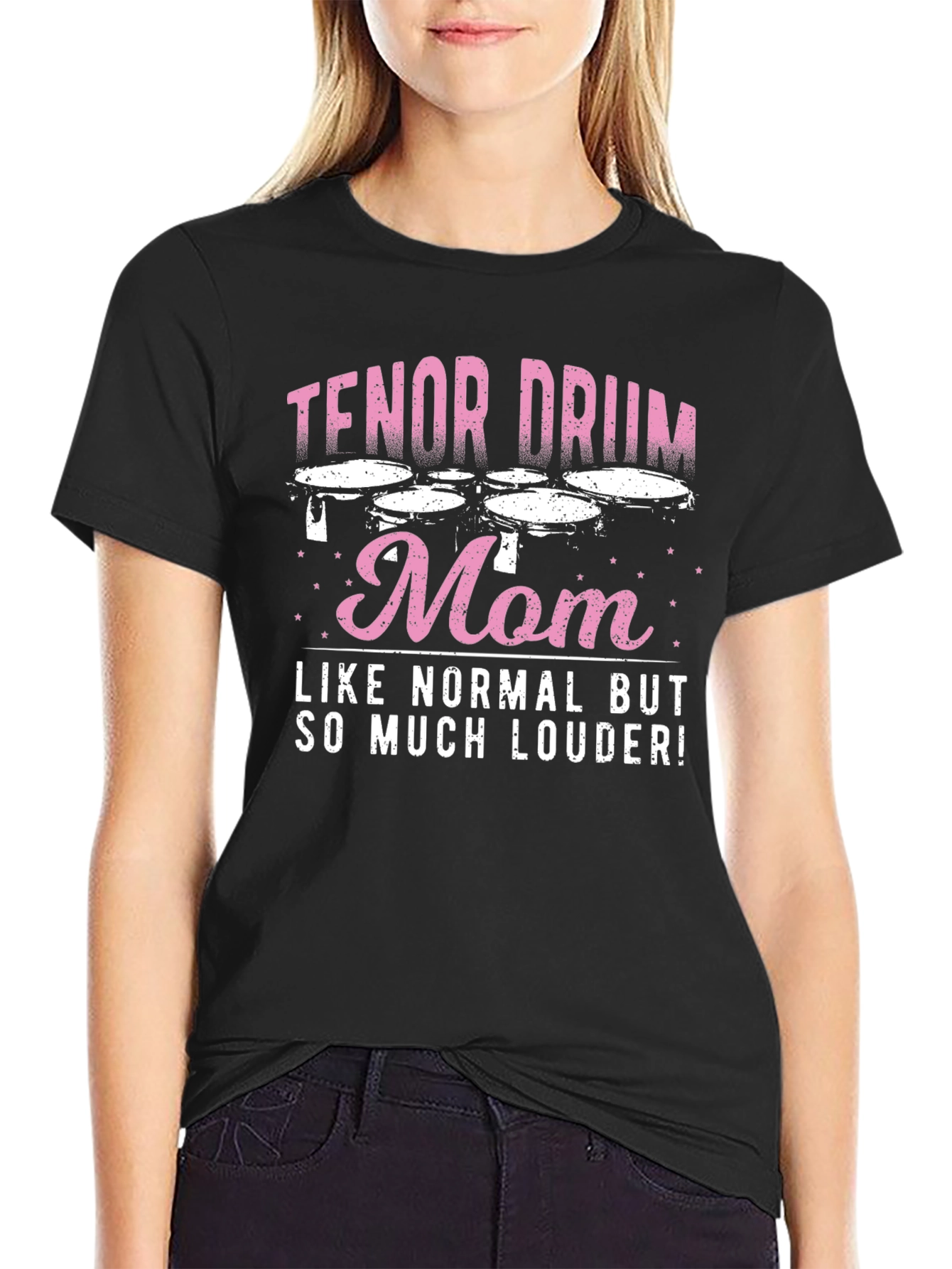 Tenor Drum Mom T-Shirt - Loud & Proud!