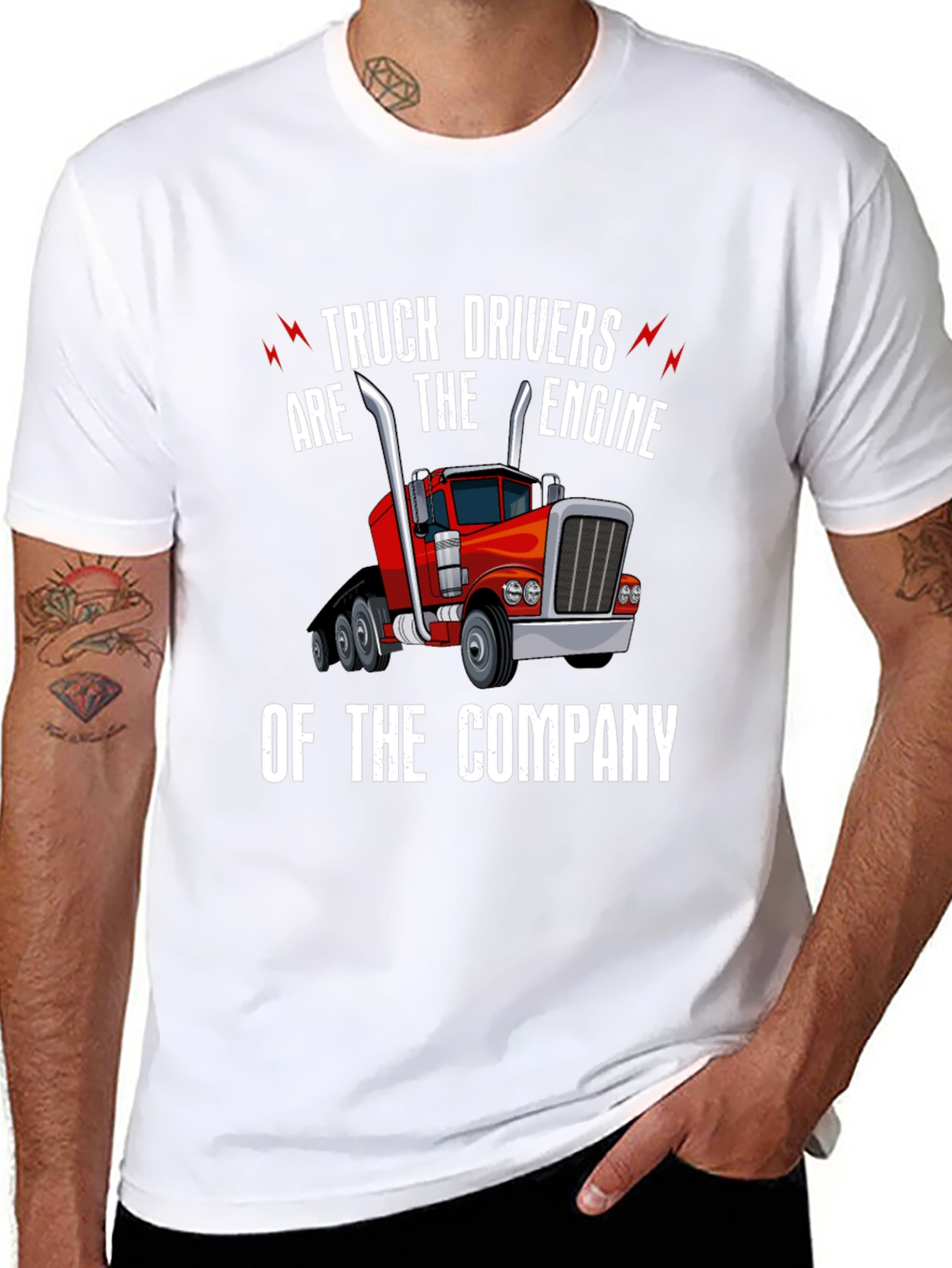 Truck Drivers Engine T-Shirt